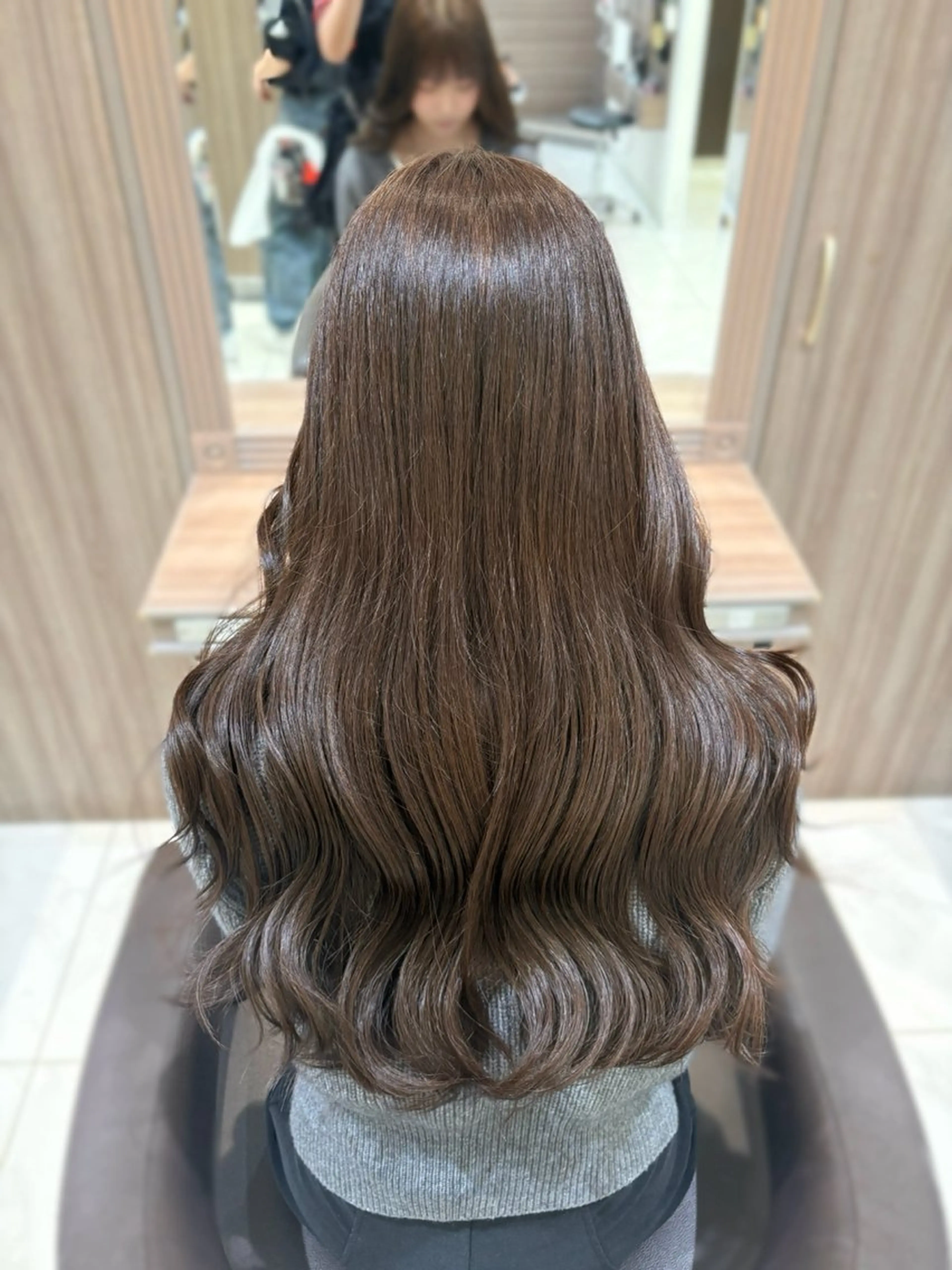 コテ巻きヘアセット🧸‪🤎の写真