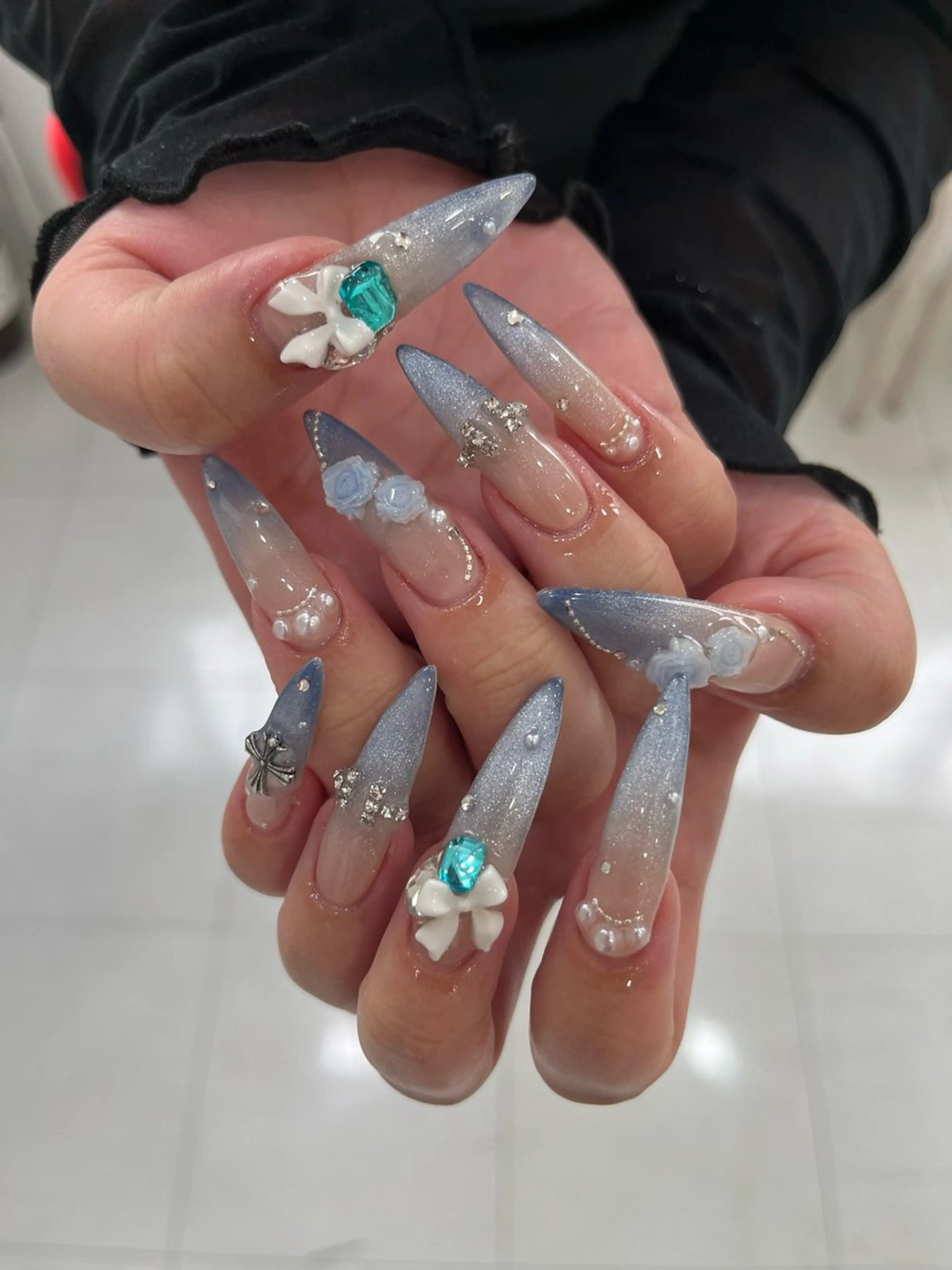 ネイル ロングネイル chiya nailsのネイルデザイン