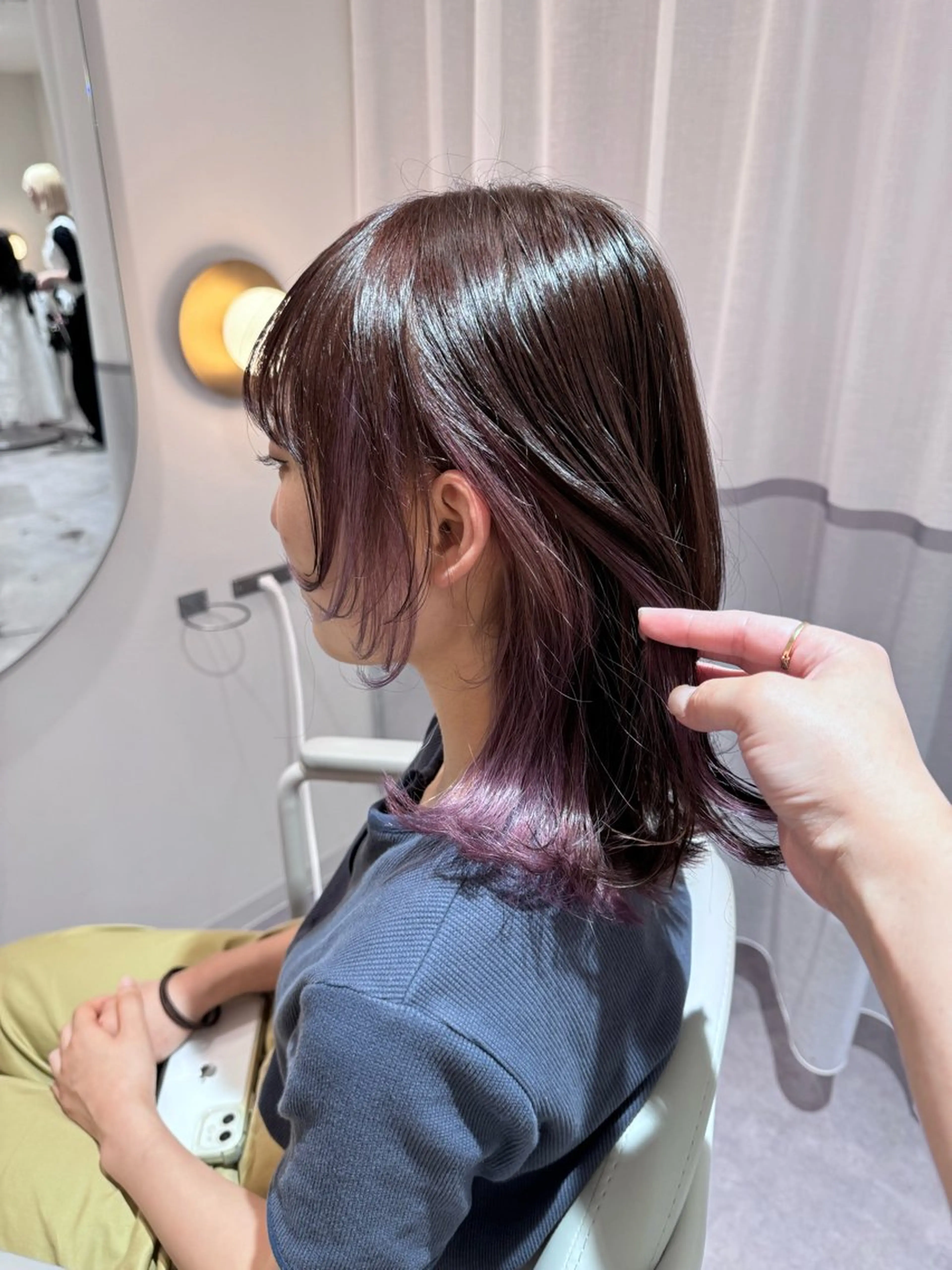 カラー 髙井 麻帆のヘアスタイル