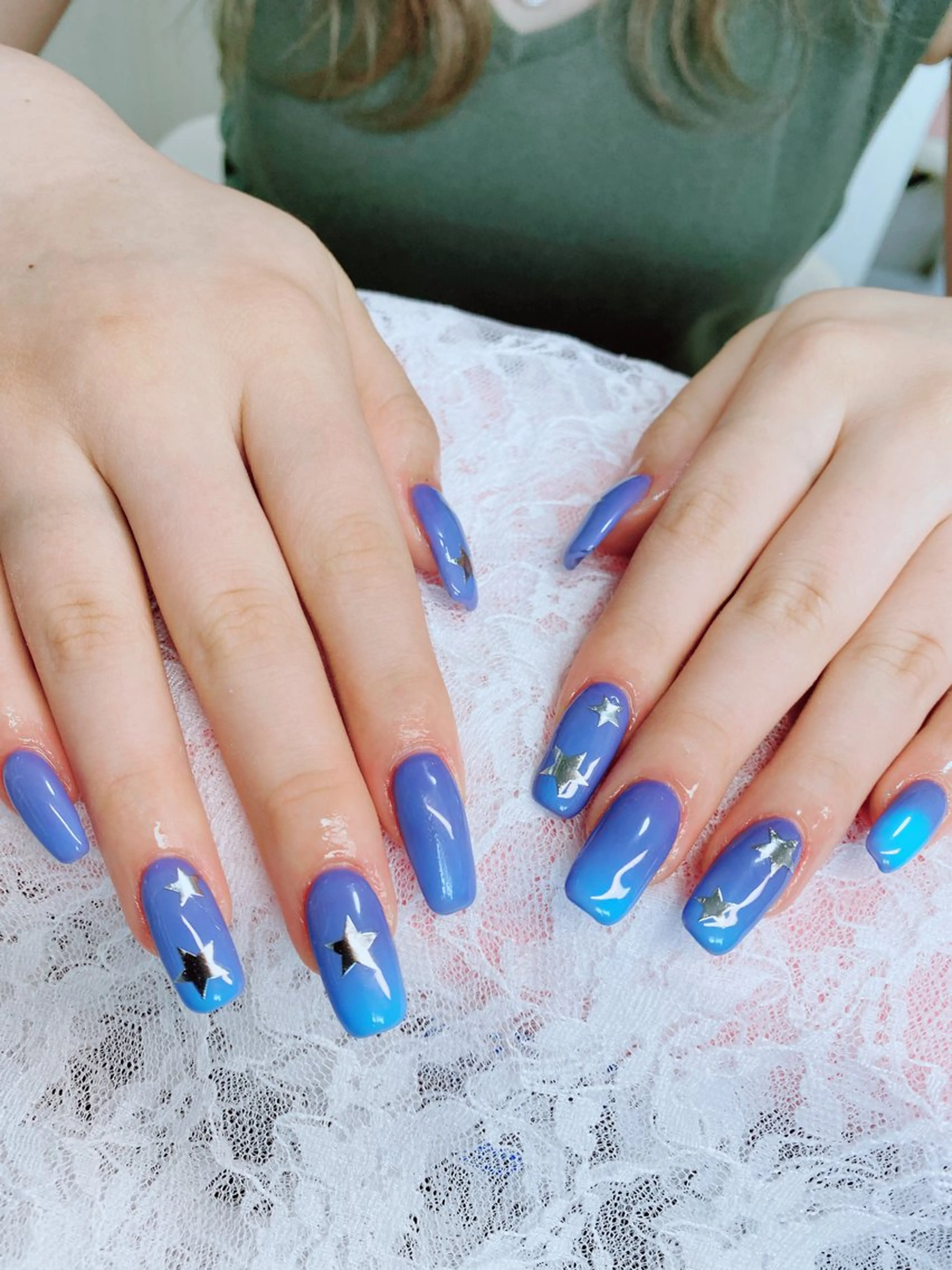 ネイル 長さ出し HandS ネイル 自宅サロンのネイルデザイン