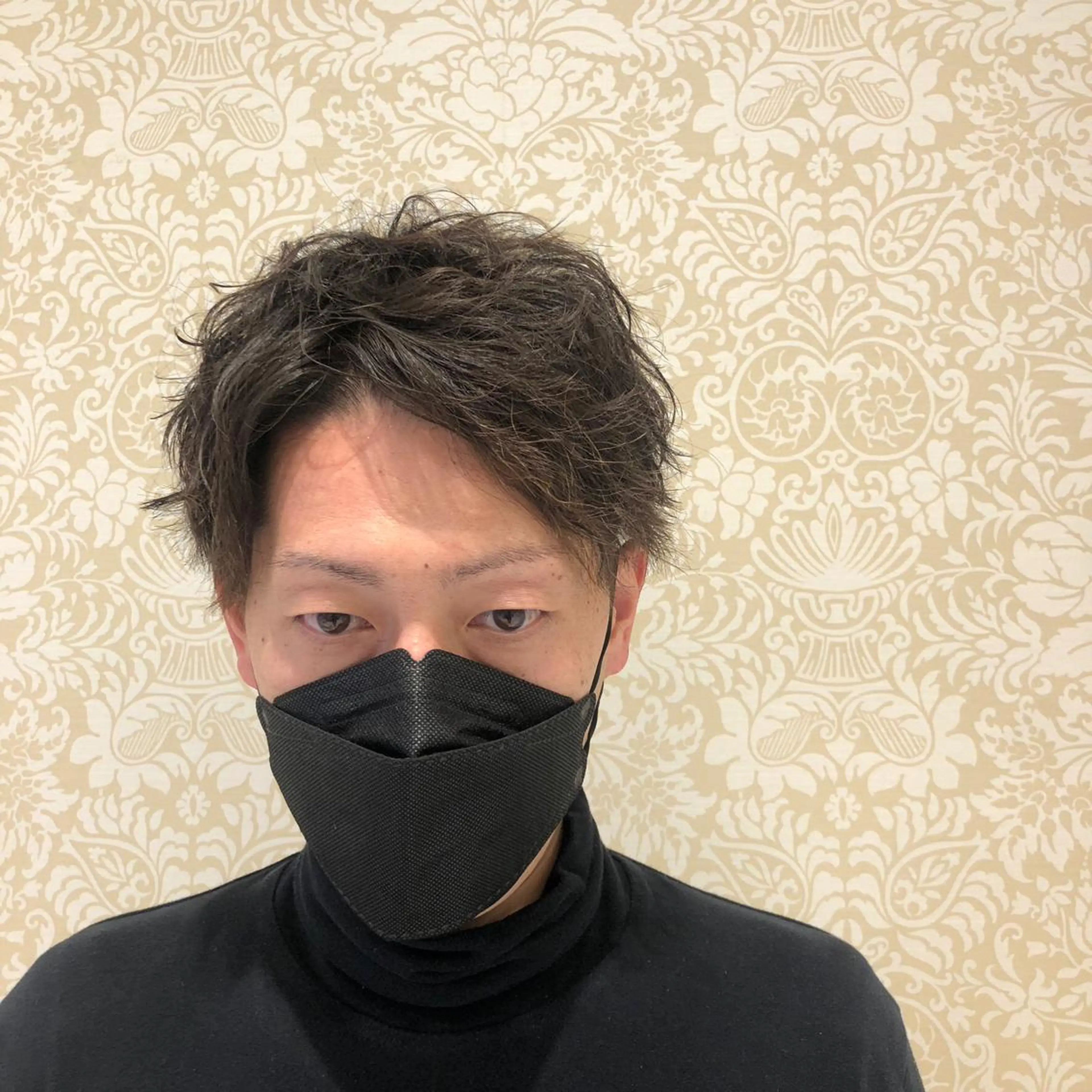 ショート パーマ カット パーマ トリートメント 🐠寒色系×パーマ 櫻井　麿偉🐏のヘアスタイル