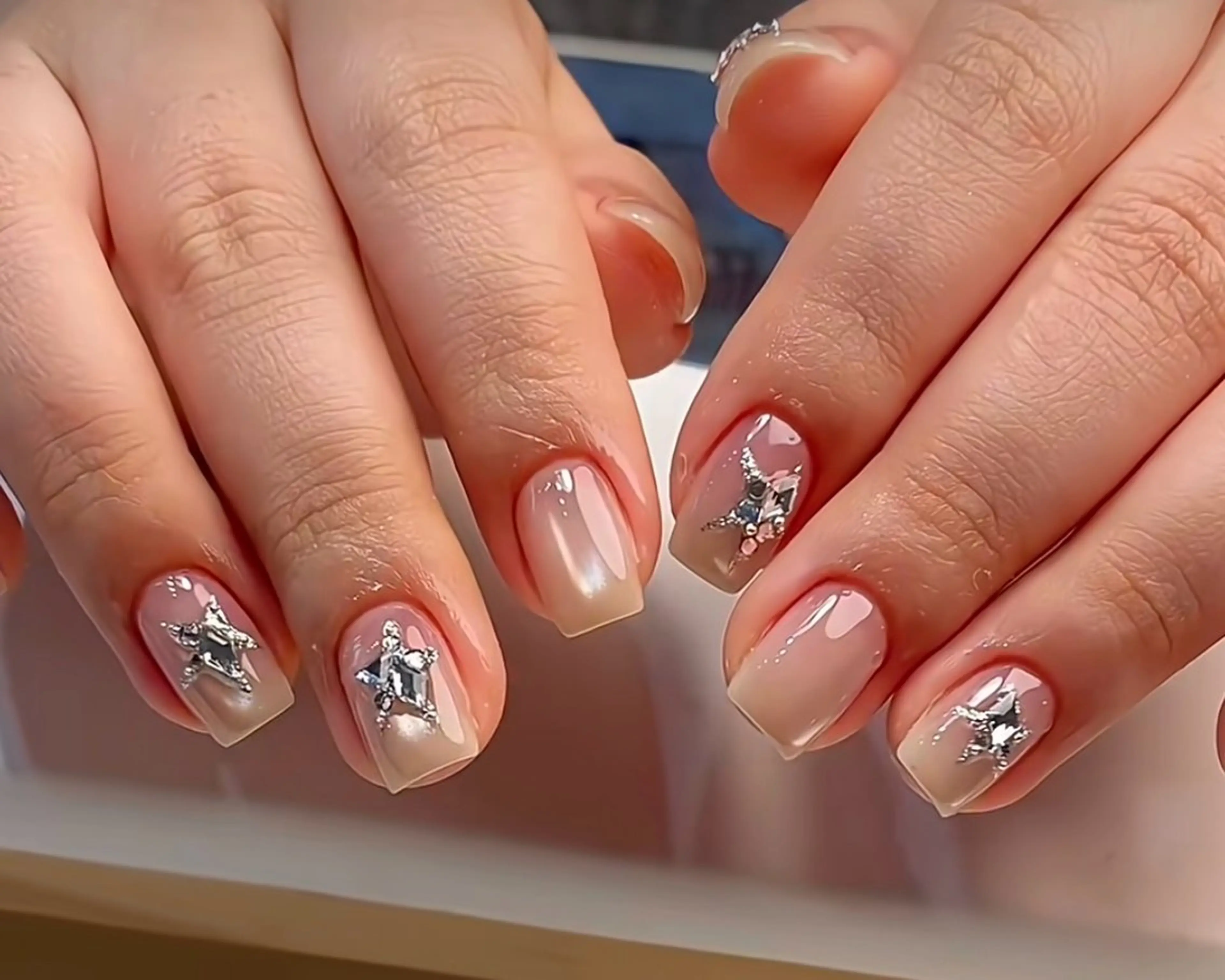 ネイル アートネイル チークネイル 長さ出し フットネイル ジェルネイル 山田 由奈のネイルデザイン