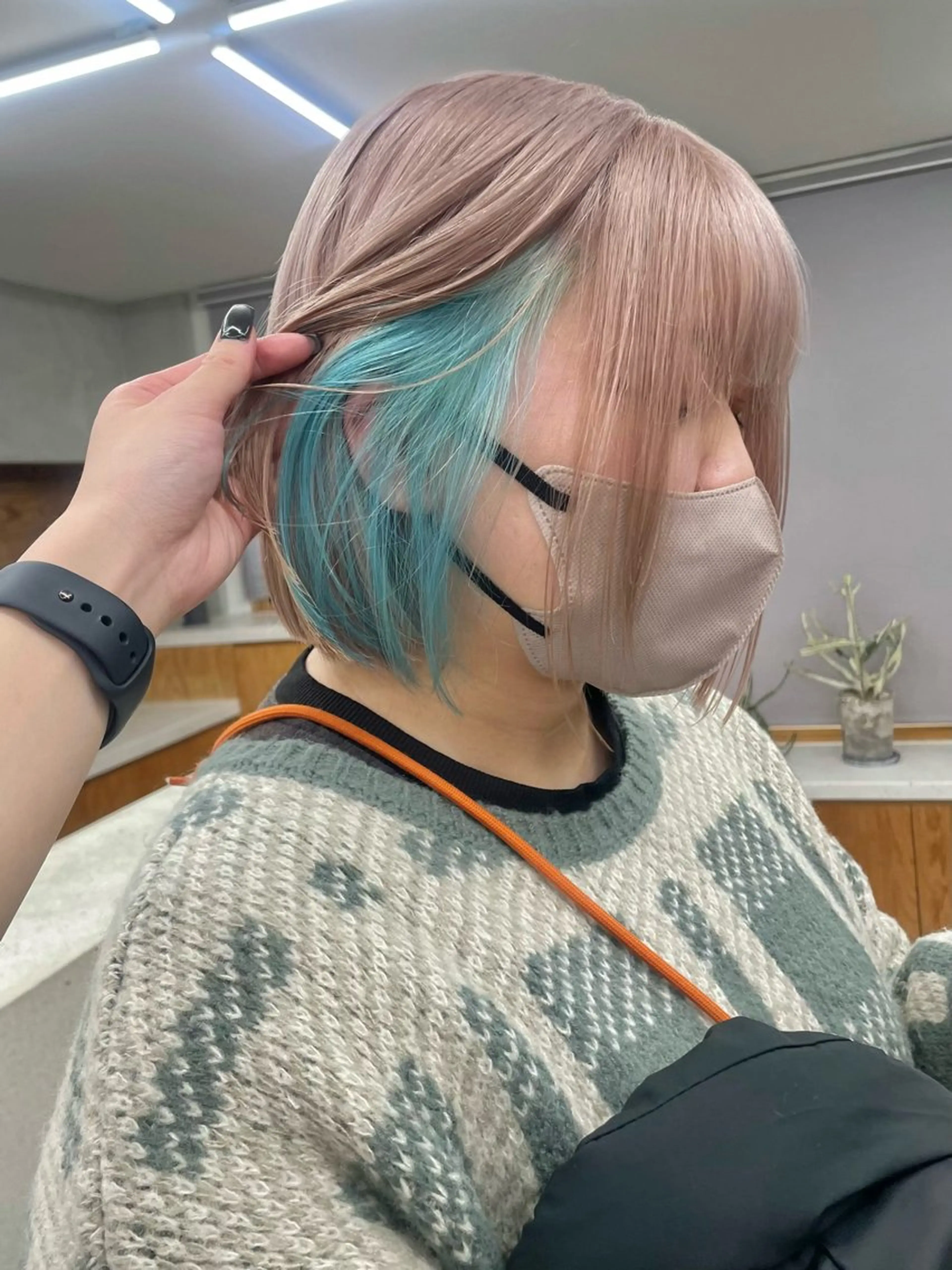 w color(ブリーチorカラー2回) + treatmentの写真