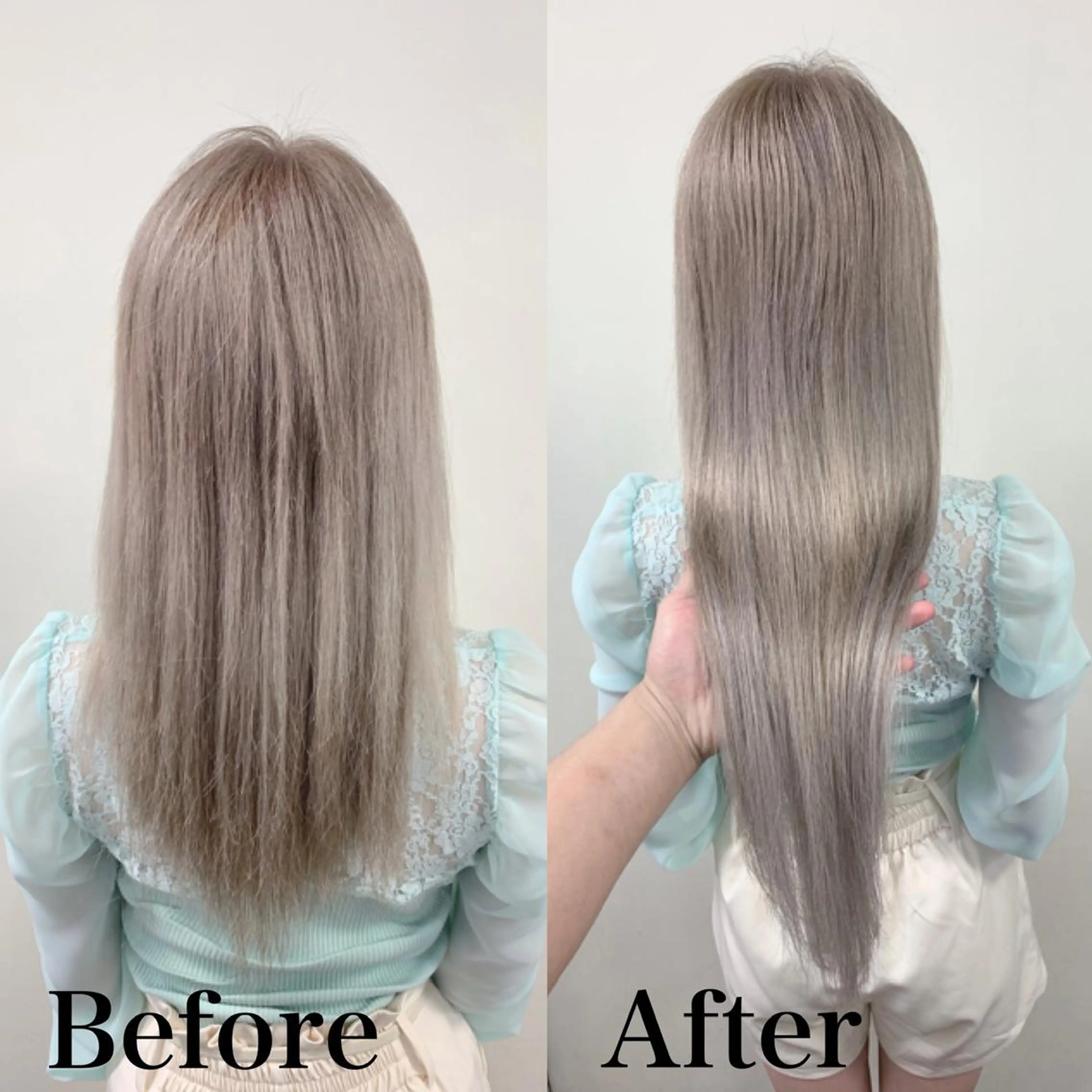 セミロング カラー シールエクステ ブリーチ ケアブリーチ デザインカラー ハイトーンカラー ヘアカラー トリートメント 渋谷🤍ブリーチの神 🤍Yudaiのヘアスタイル