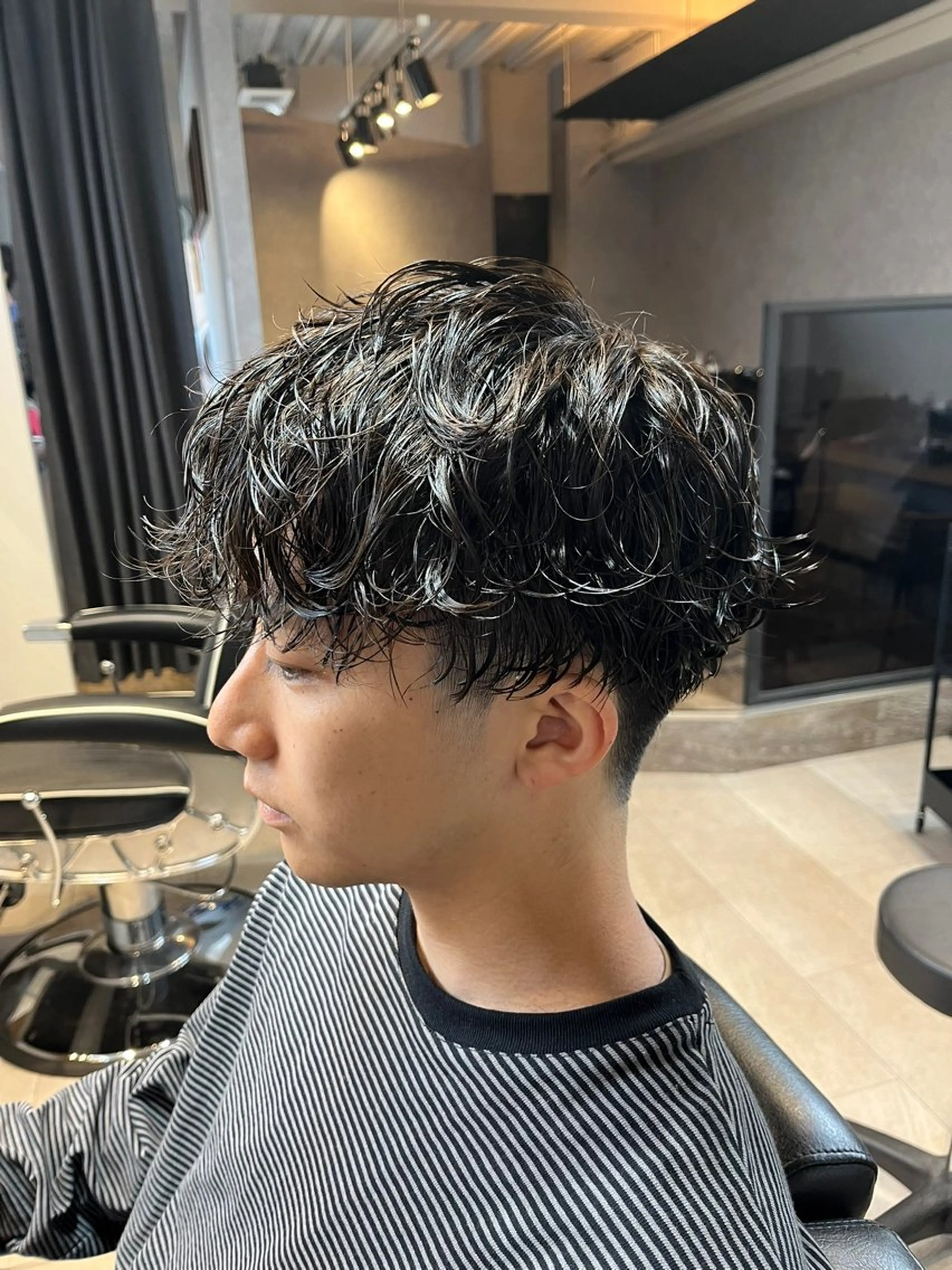 メンズ カット パーマ 直毛改善特化美容師/ 大森雄貴のヘアスタイル