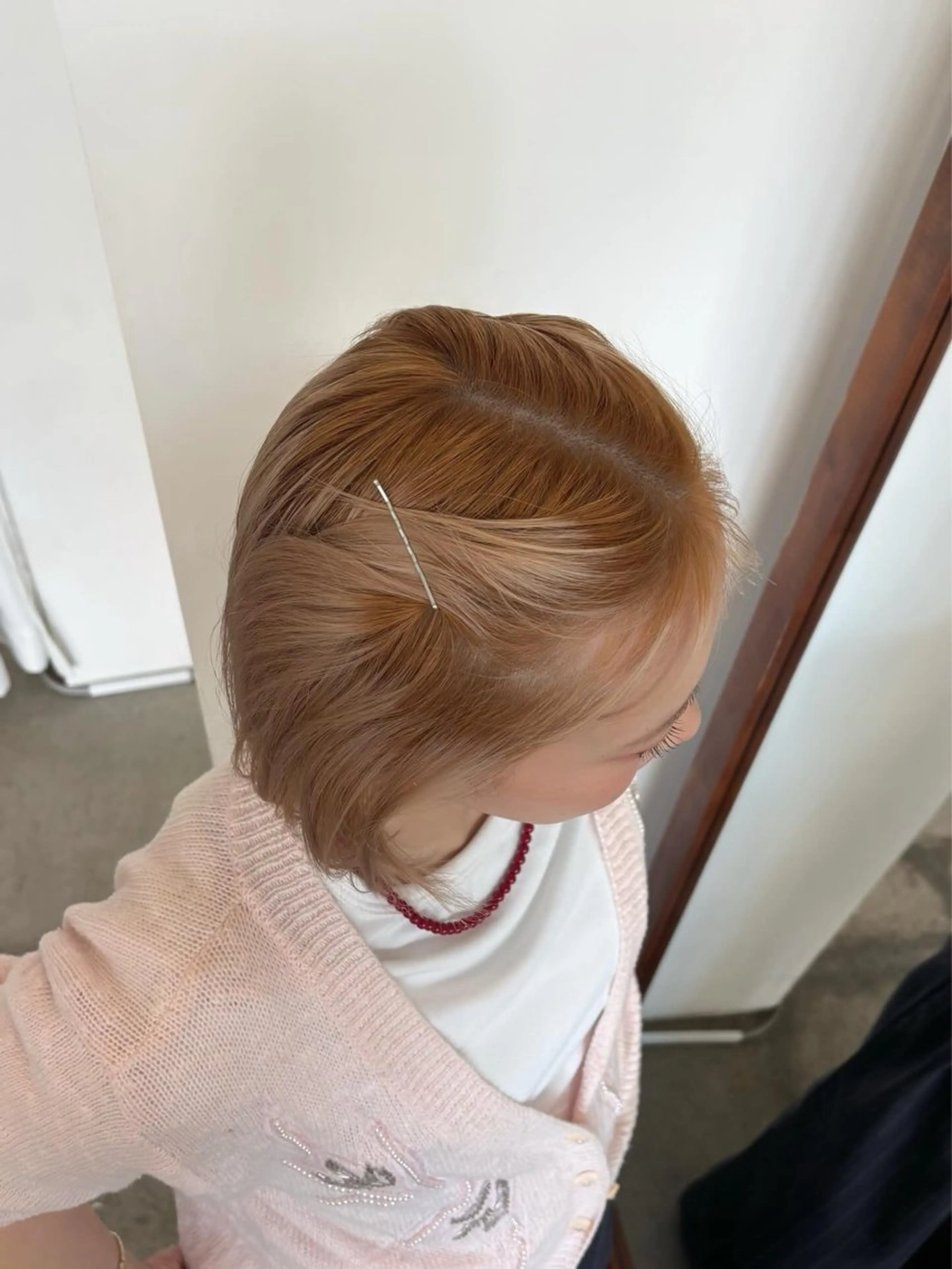 カラー ヘアカラー ひいろ パーマ/カットモデルのヘアスタイル