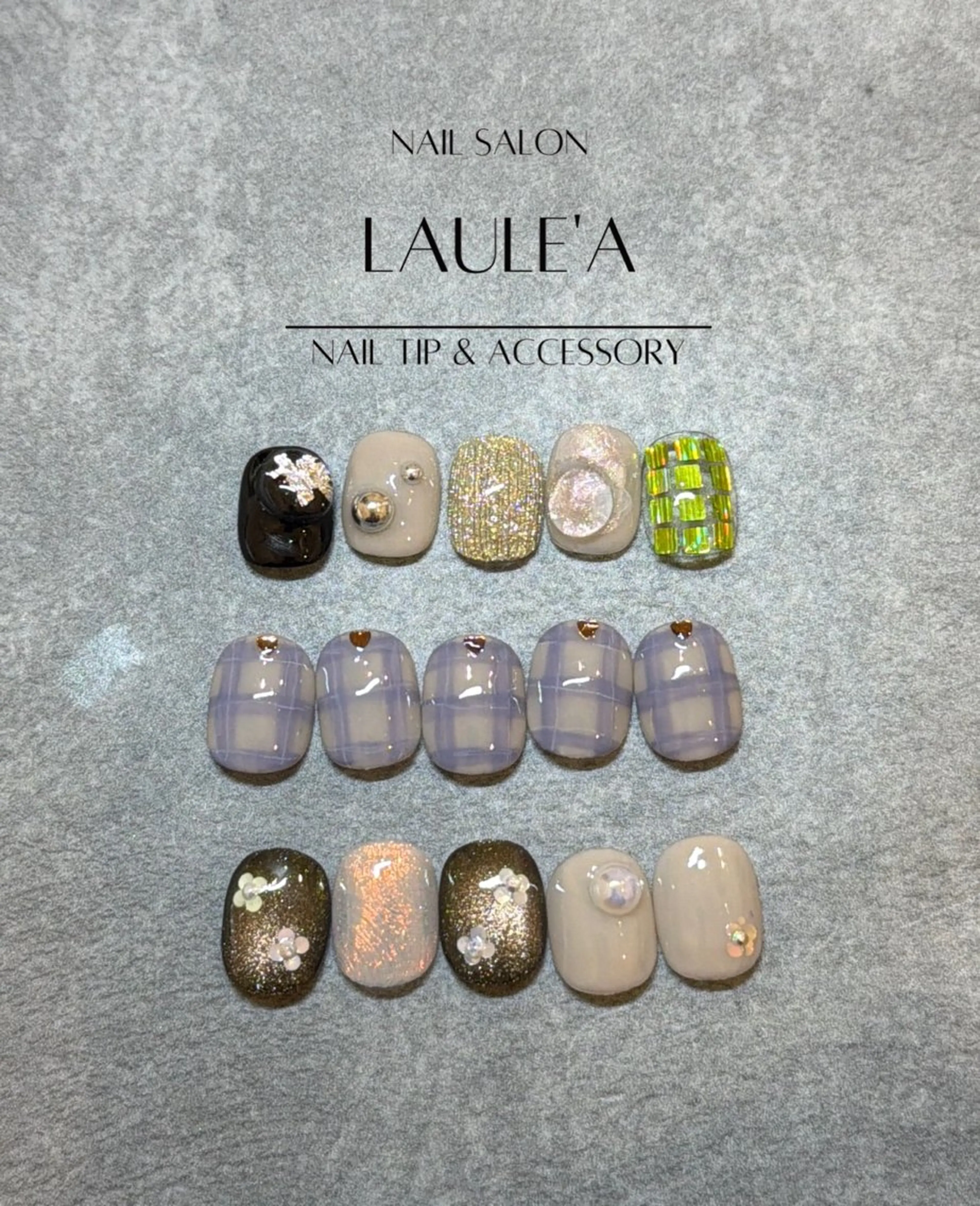 ネイル アートネイル フットネイル nailsalon Laule'aのネイルデザイン