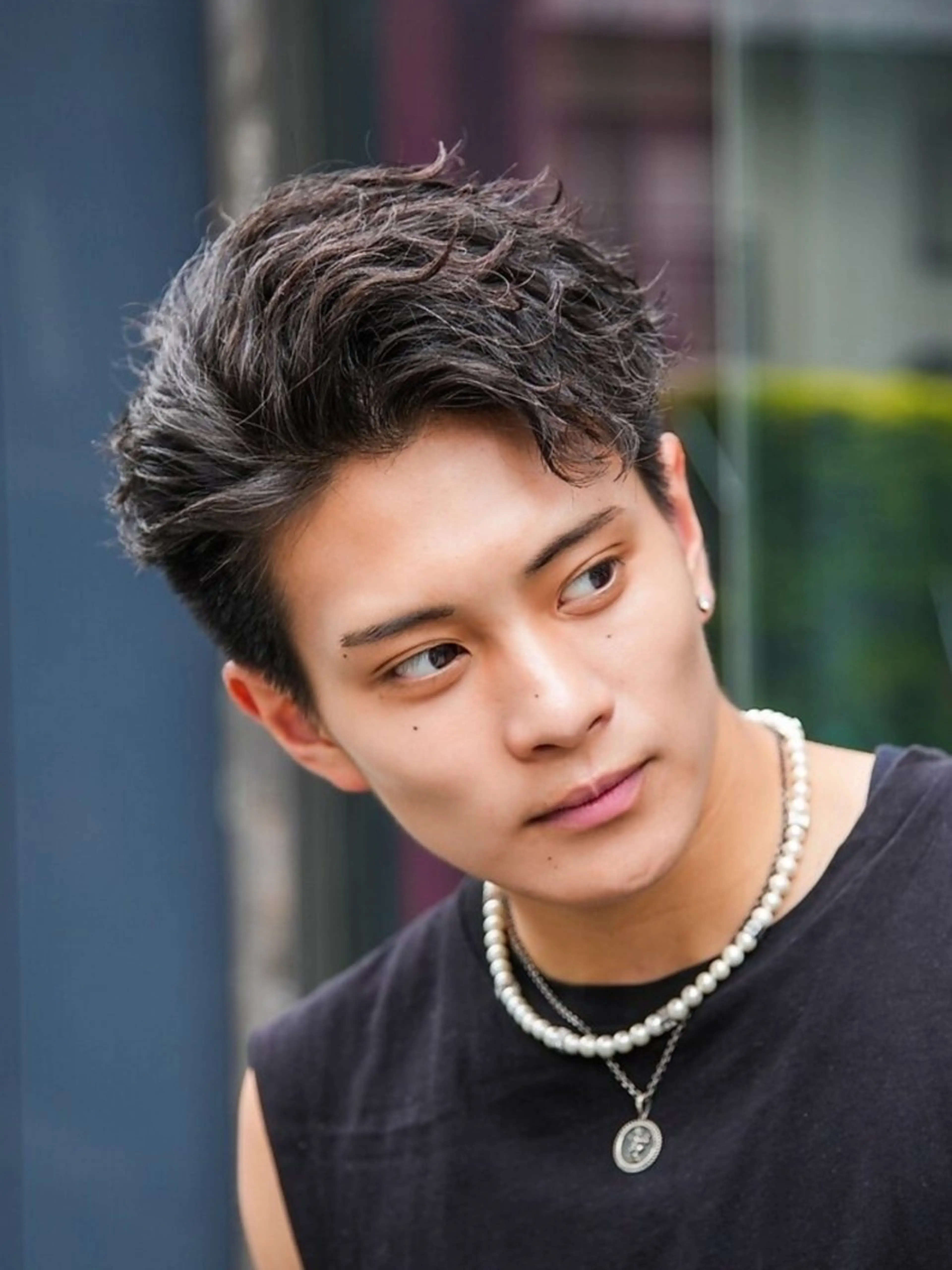 ショート パーマ メンズ カット パーマ トリートメント パーマ職人🔥／短髪 執行役員／YUTAのヘアスタイル