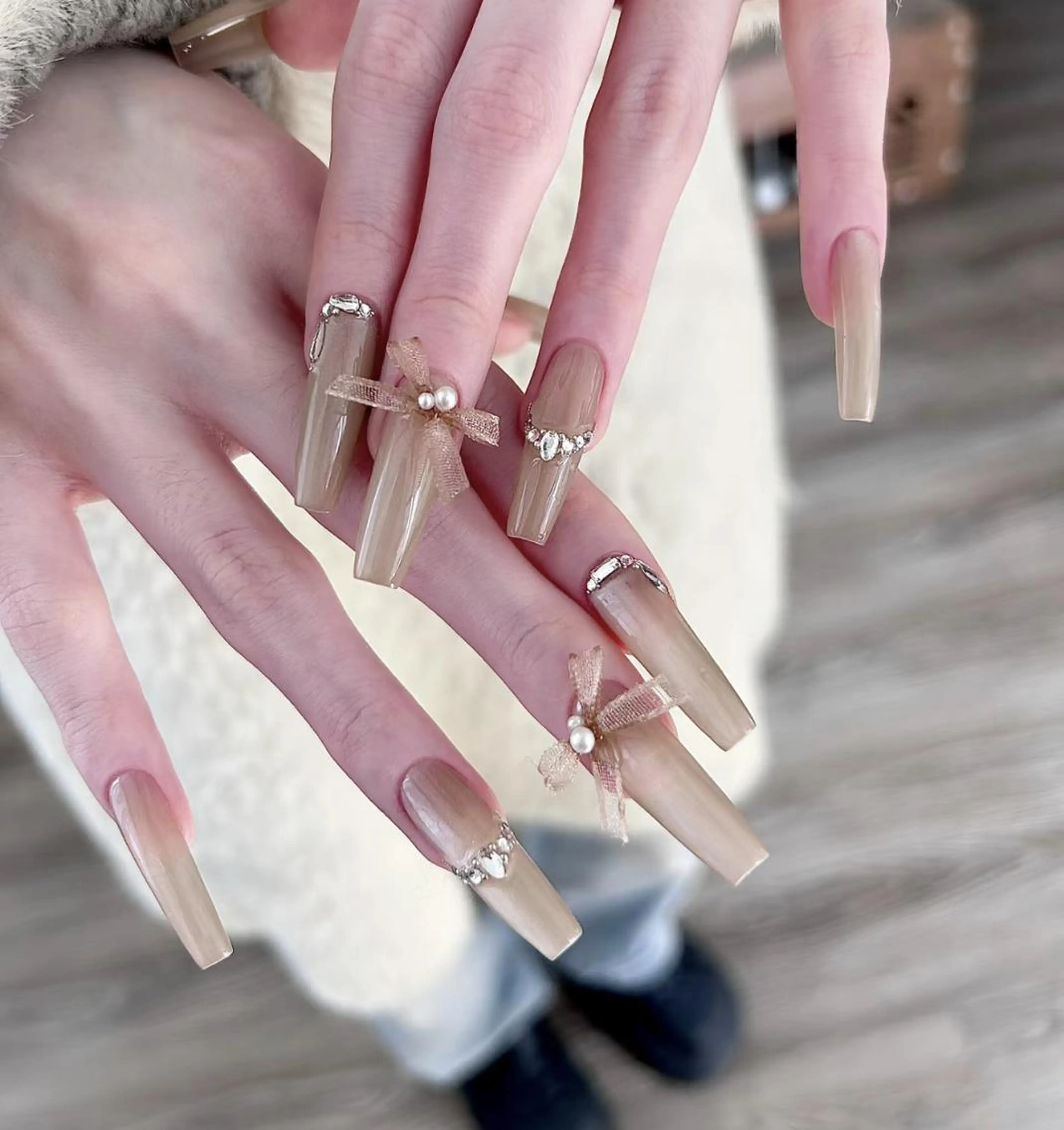 ネイル ハンドネイル ハンドケア 🍑 momo_nailのネイルデザイン