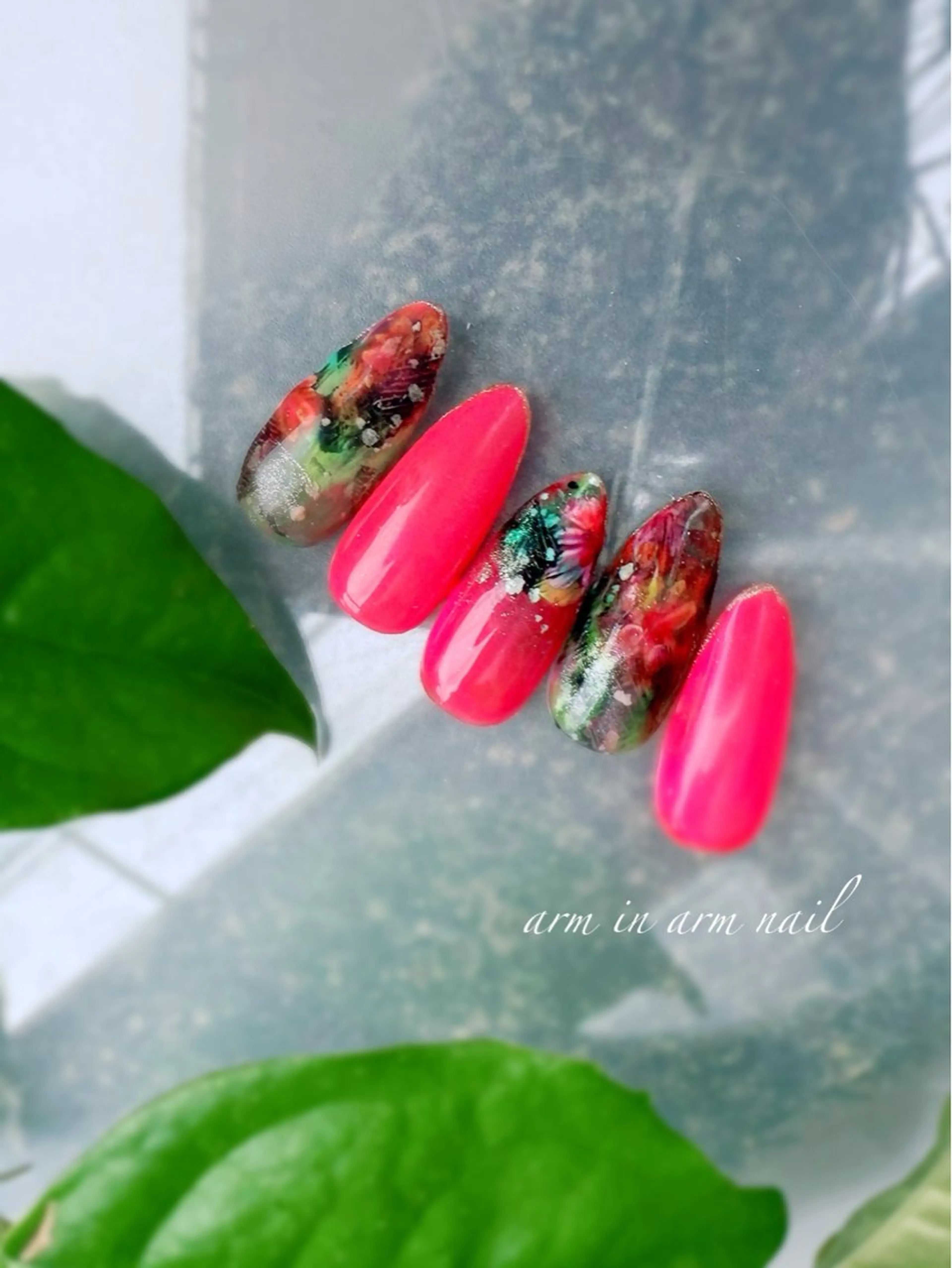 ネイル arm in arm ︎✿Yamamotoのマツエク・マツパデザイン