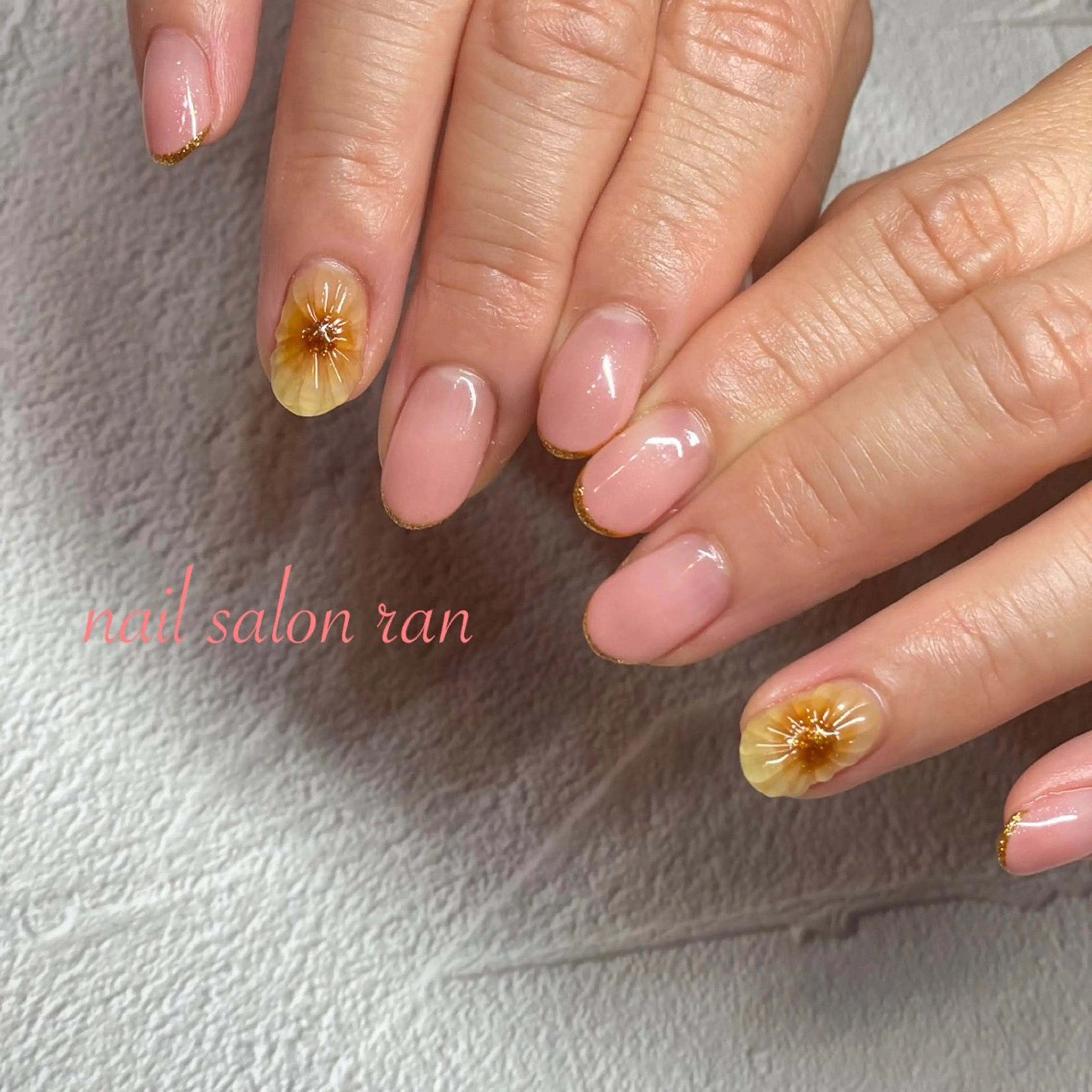 ネイル ハンドネイル ハンドケア nailsalon ranのネイルデザイン