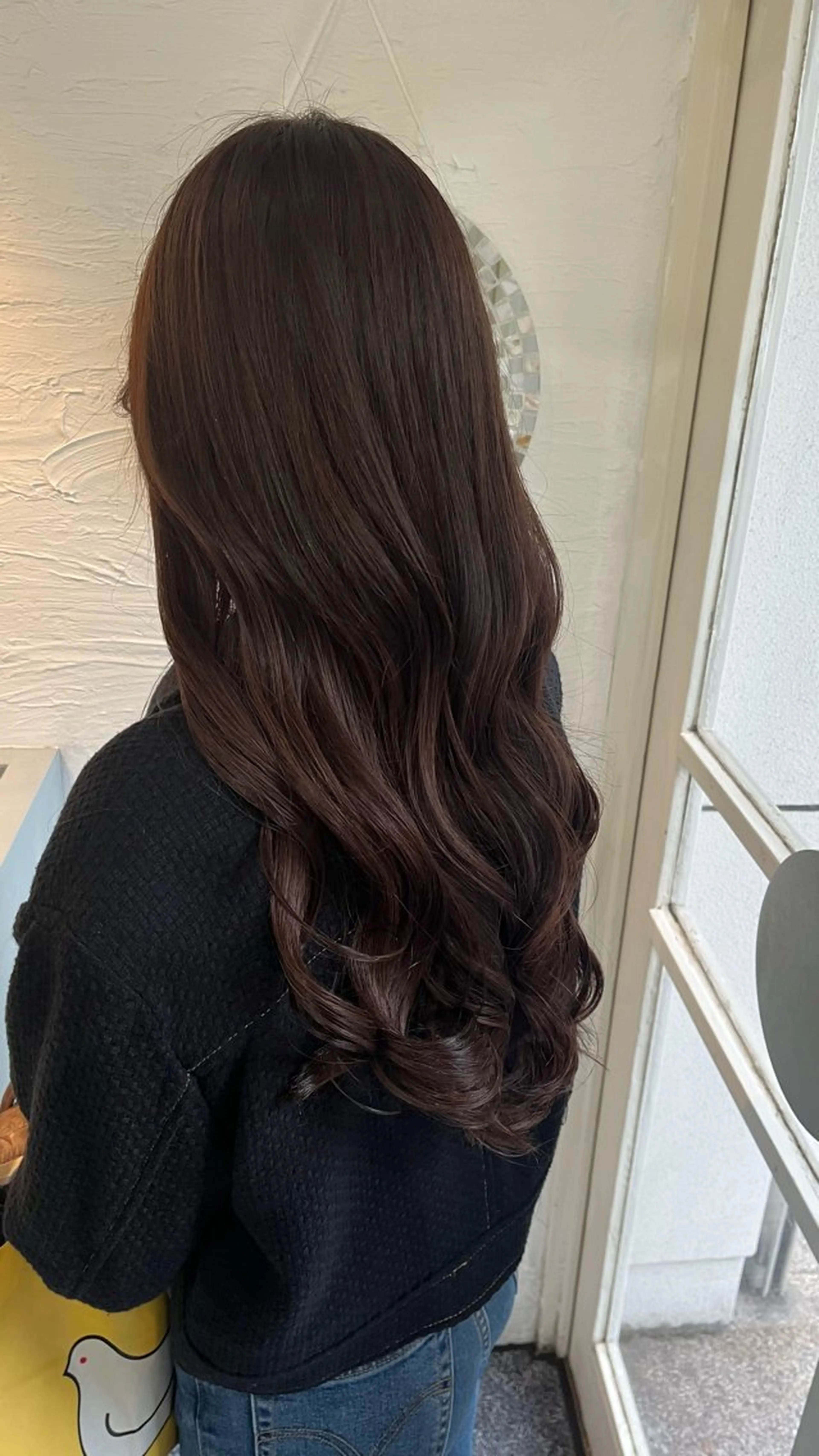 ロング カット ヘアカラー トリートメント 中村 桃子のヘアスタイル