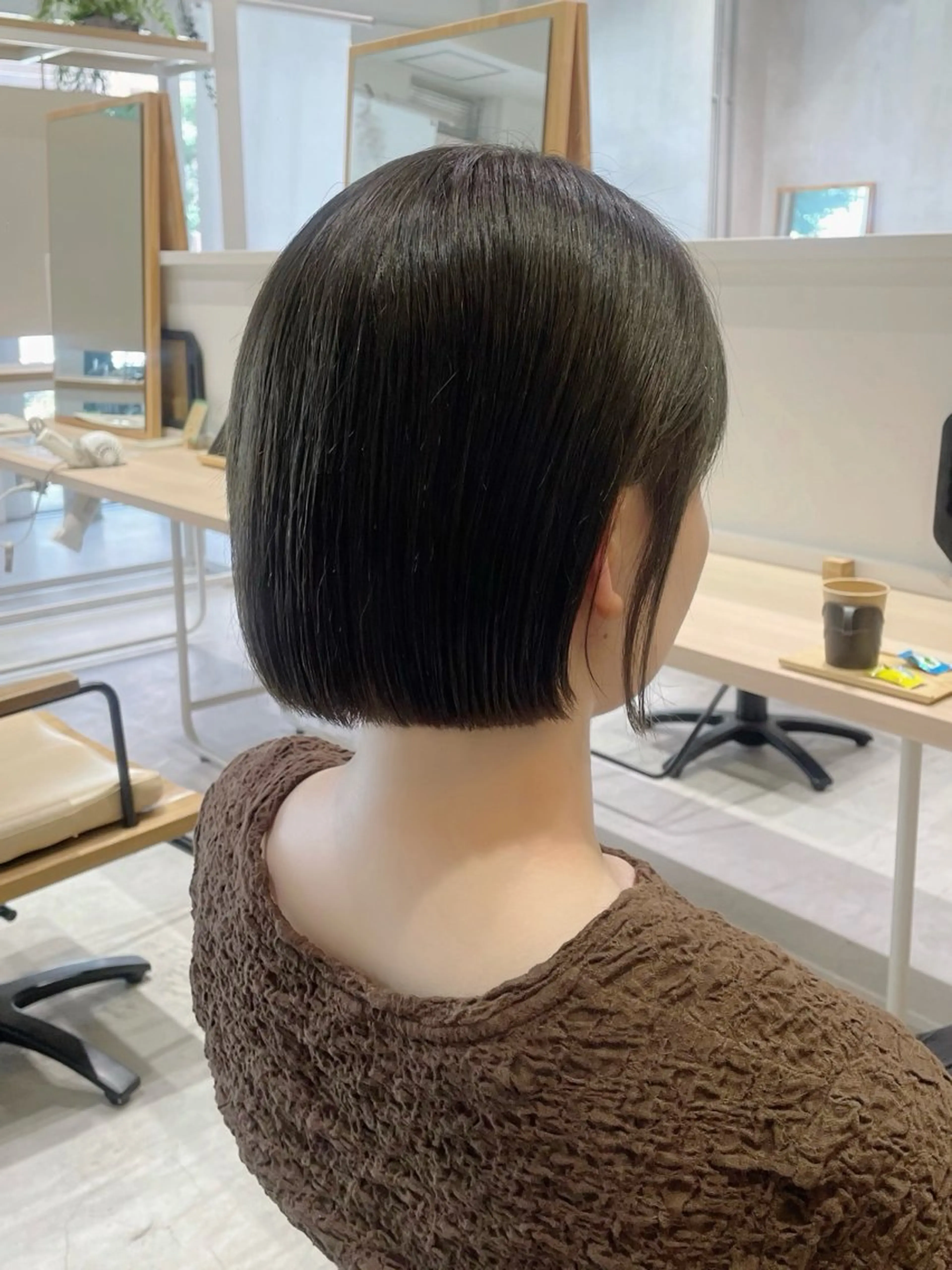 ショート ショートボブ ボブ ショートヘア レイヤーカット 🌿 濱野玲奈のヘアスタイル