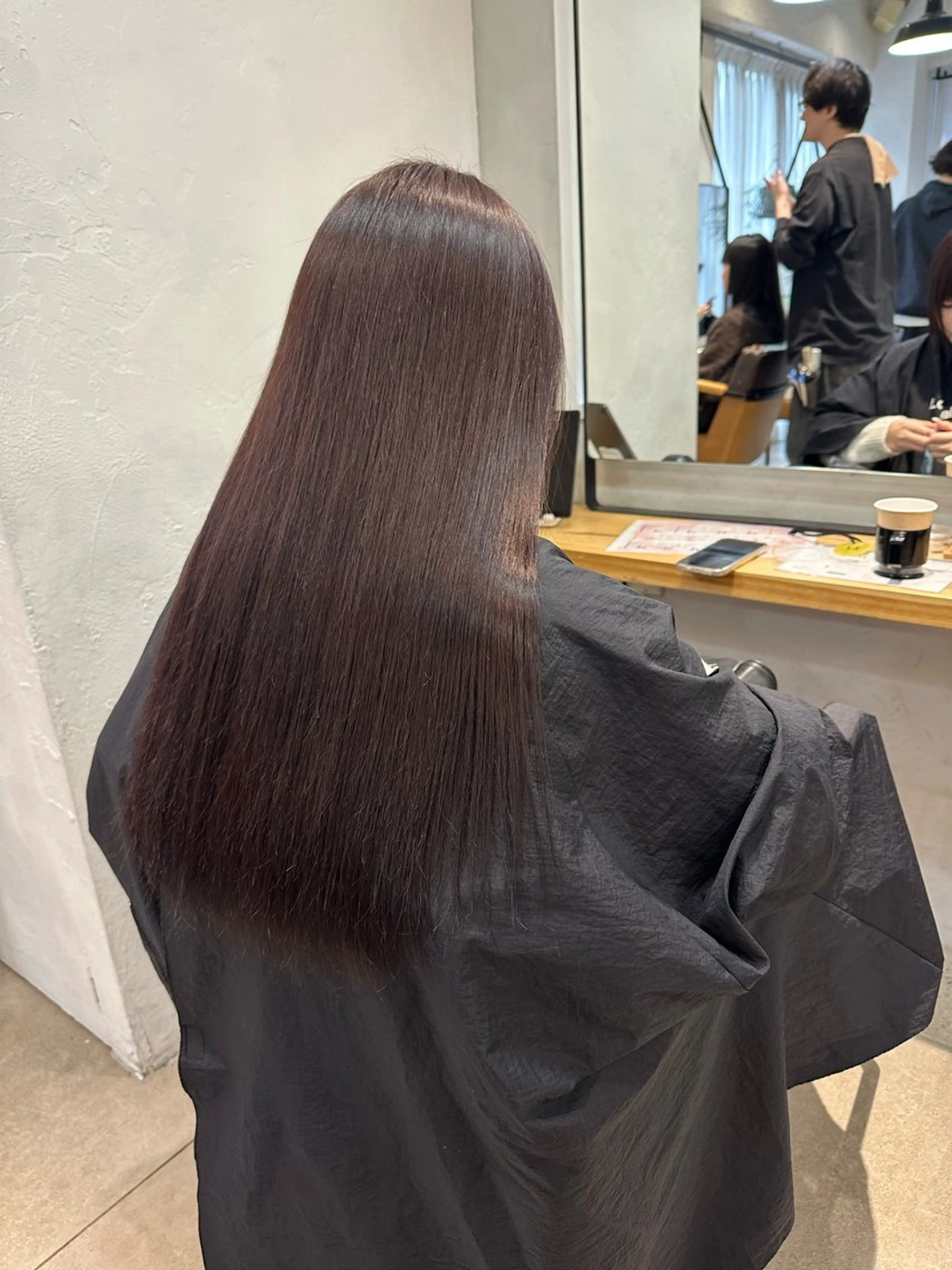 ロング カラー ブリーチ ハイトーンカラー ブリーチなしカラー ボブ ロング REINA☁️透明感 カラー/ぷつっと♡のヘアスタイル