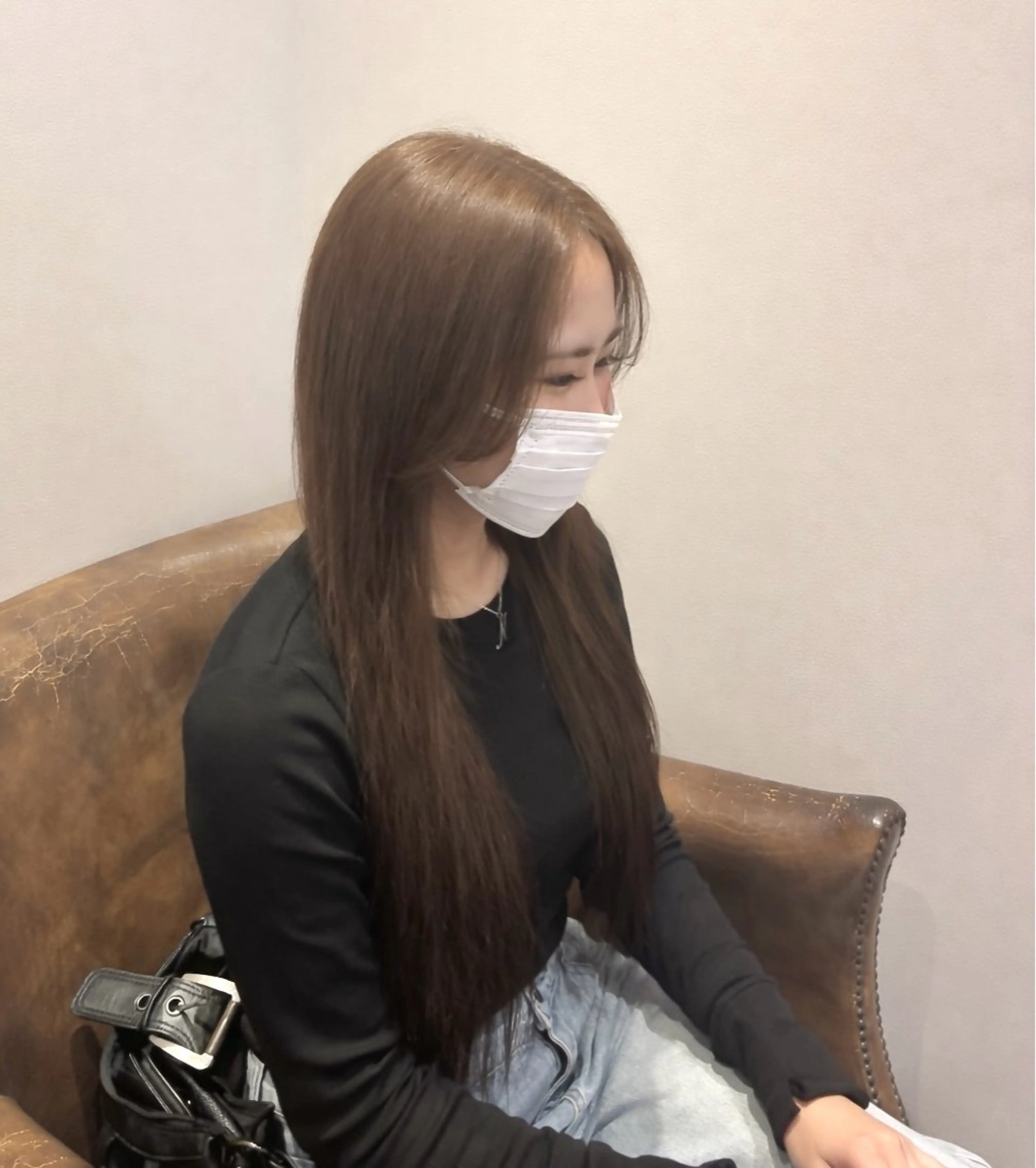 ロング ヘアカラー 髪質改善/韓国ヘア/ 梅田/aobaのヘアスタイル