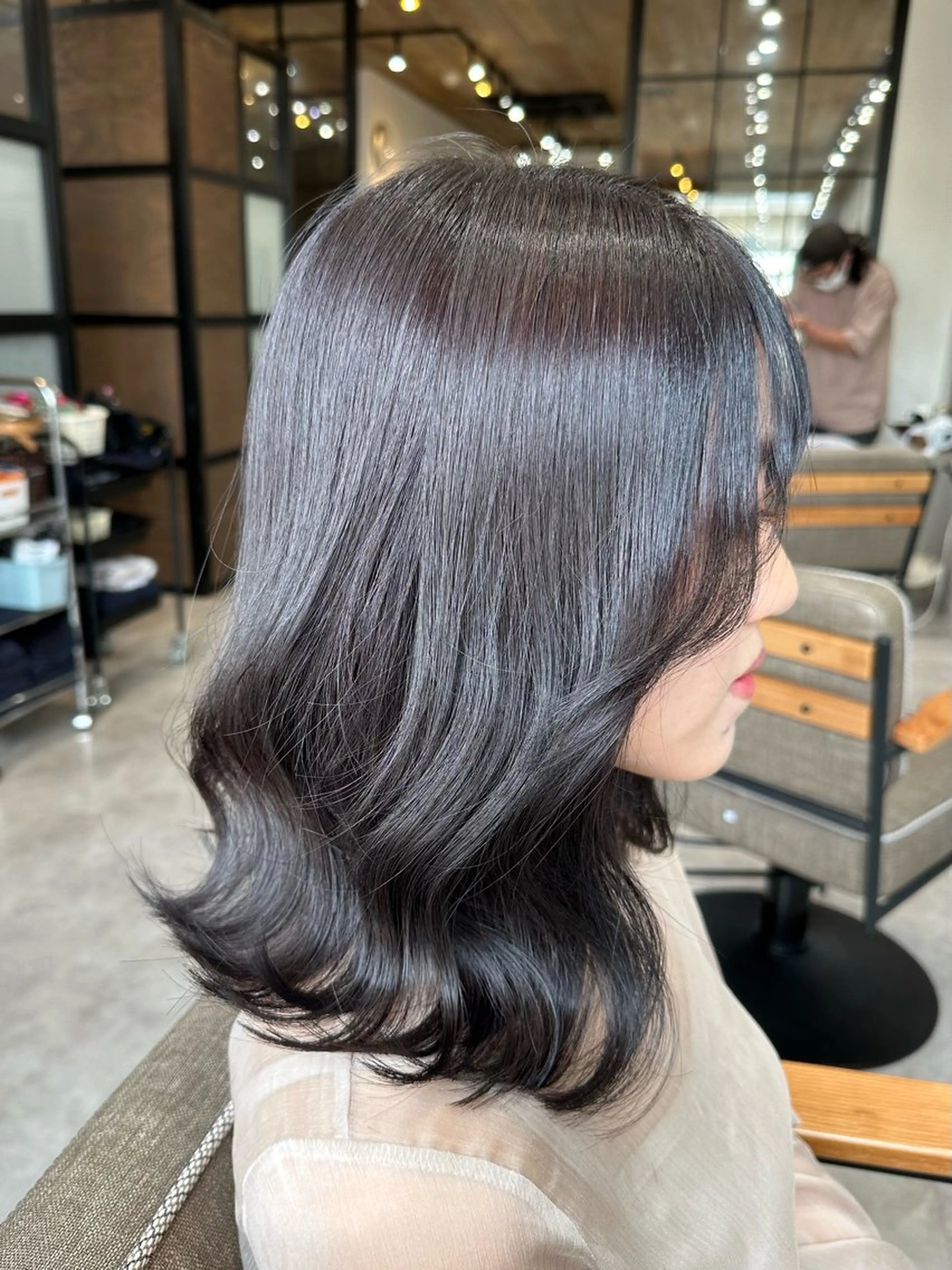 ミディアム 牧内 拓のヘアスタイル