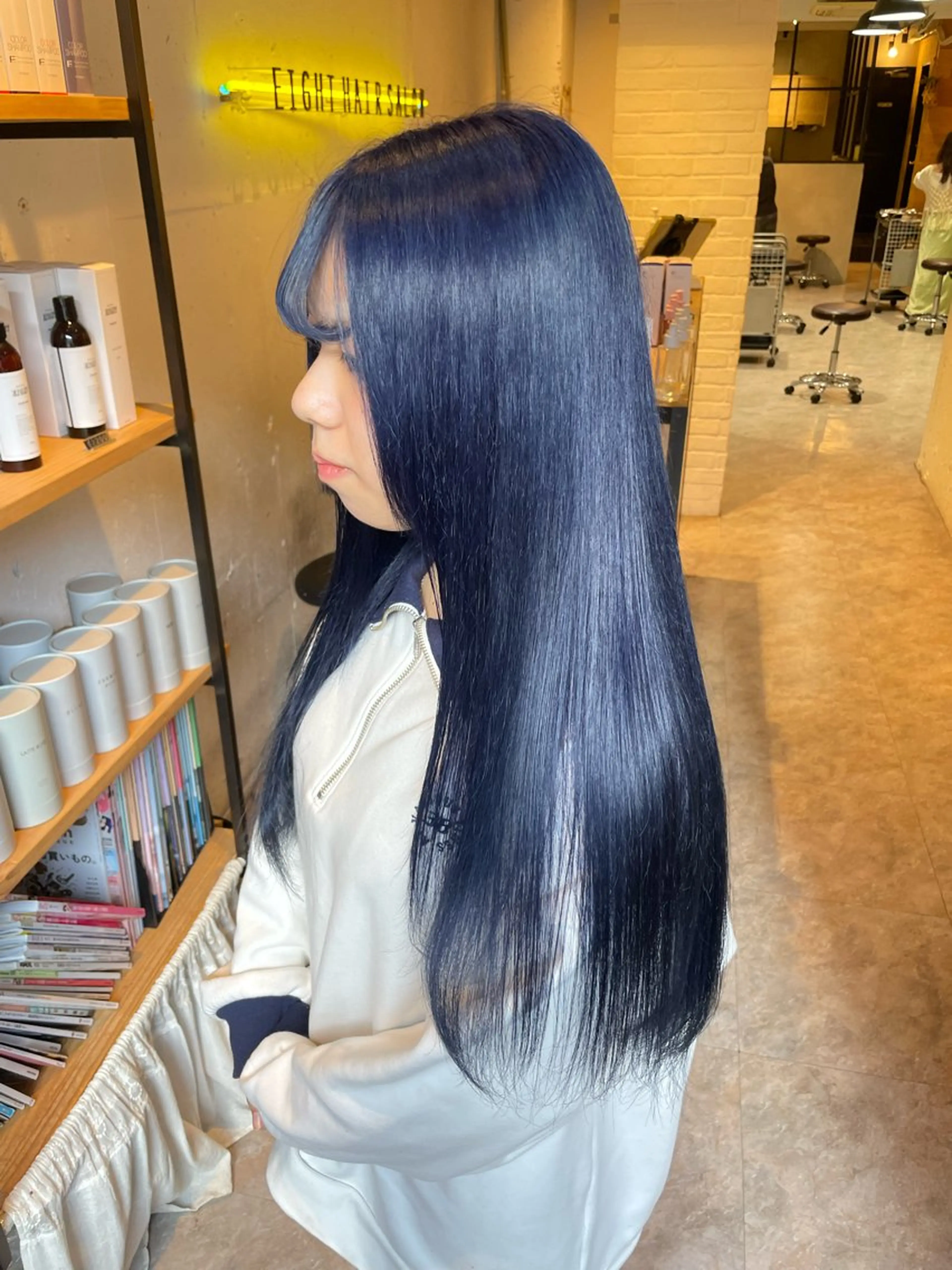 ロング ヘアカラー トリートメント EIGHT　サイショ ミズキのヘアスタイル