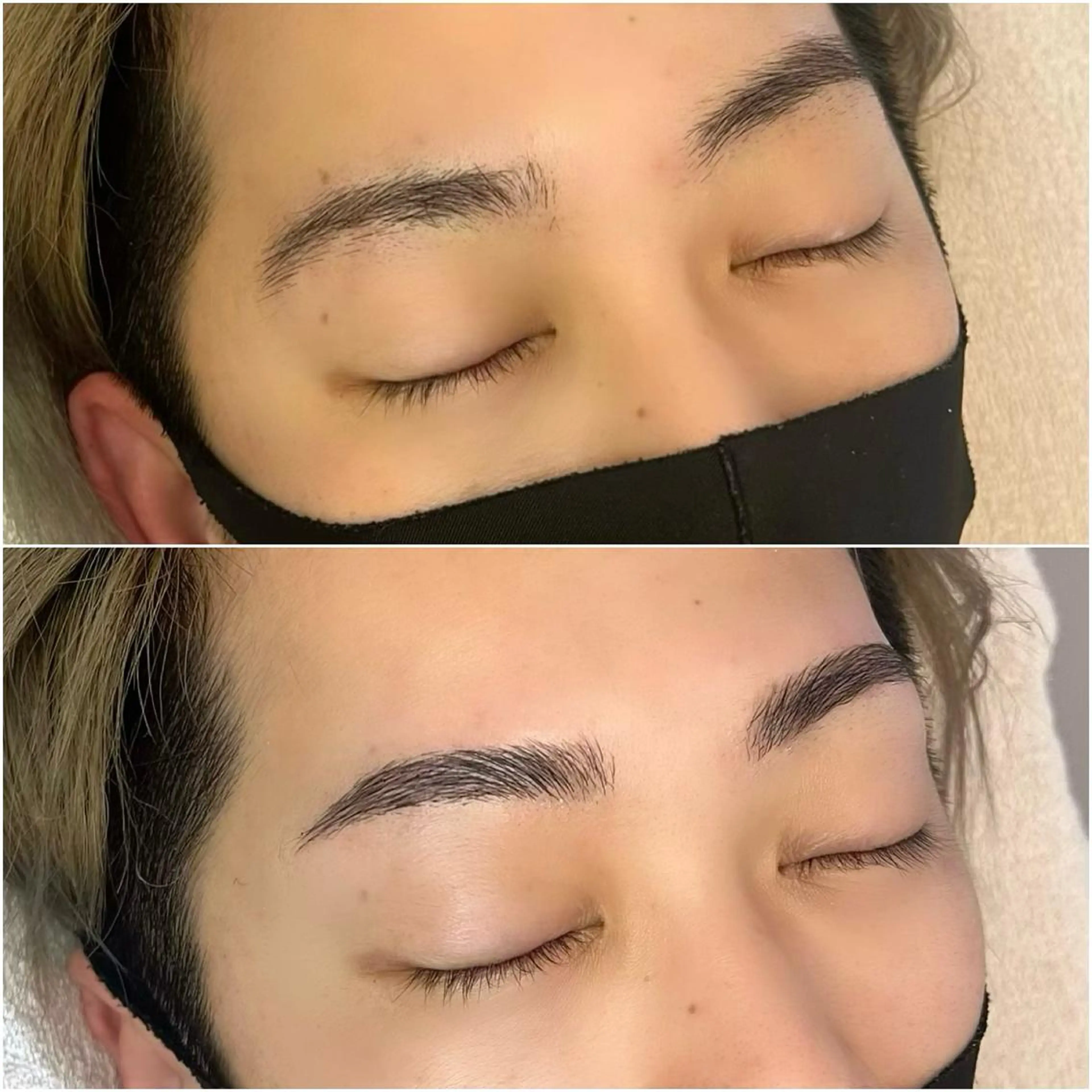 アイブロウ ハリウッドブロウリフト メンズアイブロウ Bellmée Akemiのヘアスタイル