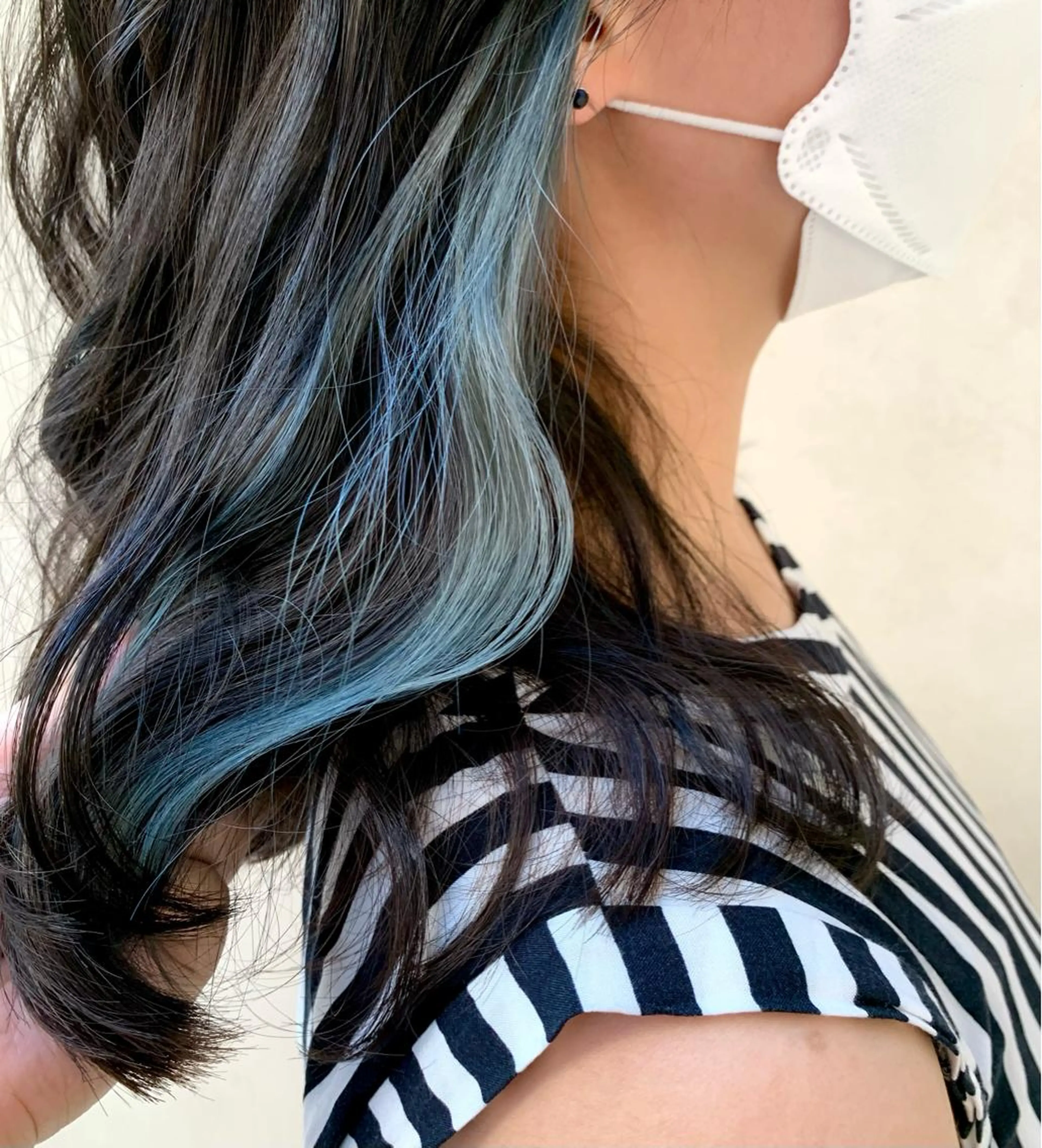 セミロング カラー 【韓国艶カラー🎀】 添田 菜摘のヘアスタイル