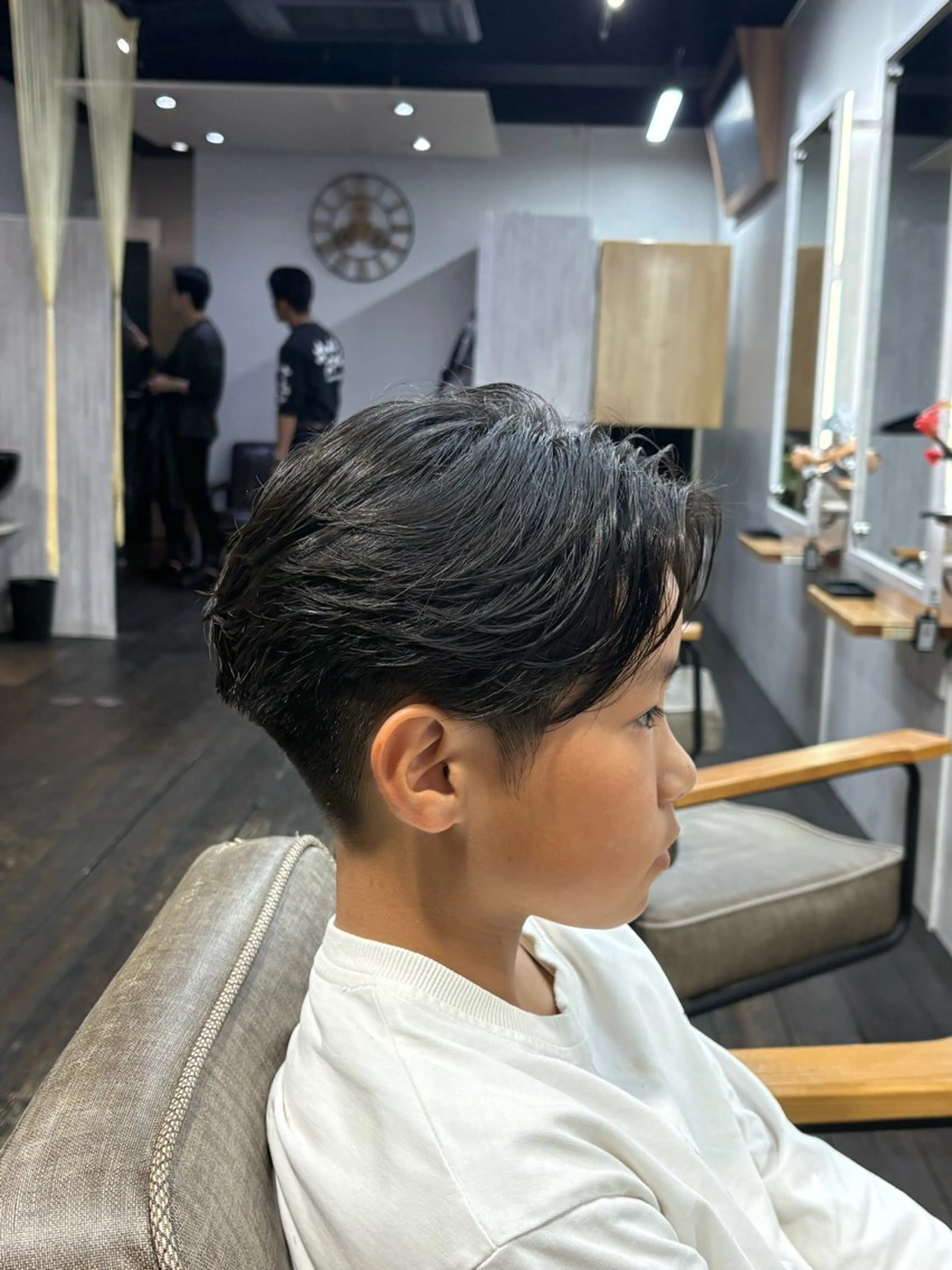 ショート メンズ カット パーマ 永井 皓大のヘアスタイル