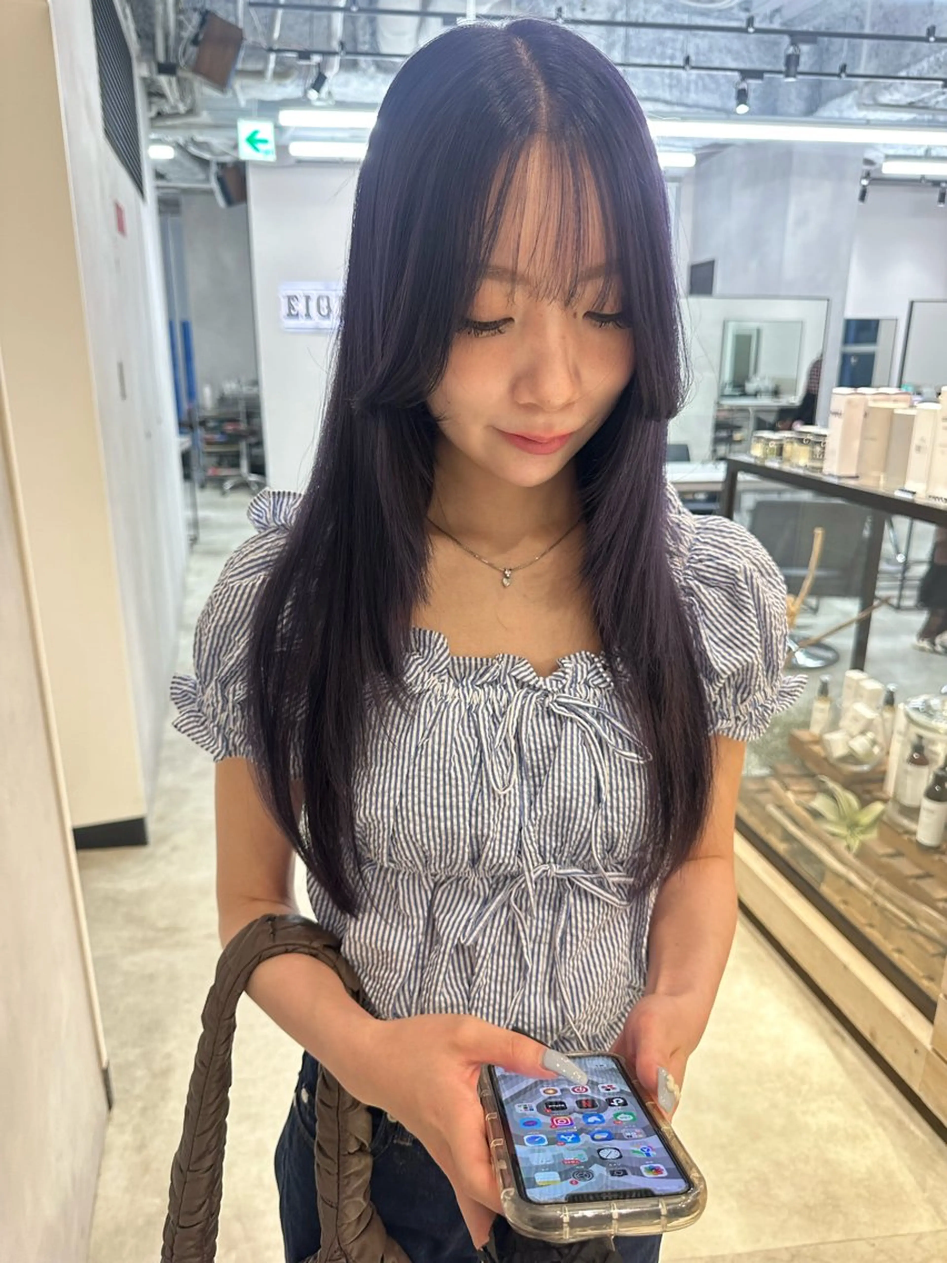 ロング カット ヘアカラー トリートメント 🎀韓国/髪質改善 長野美和🎀のヘアスタイル