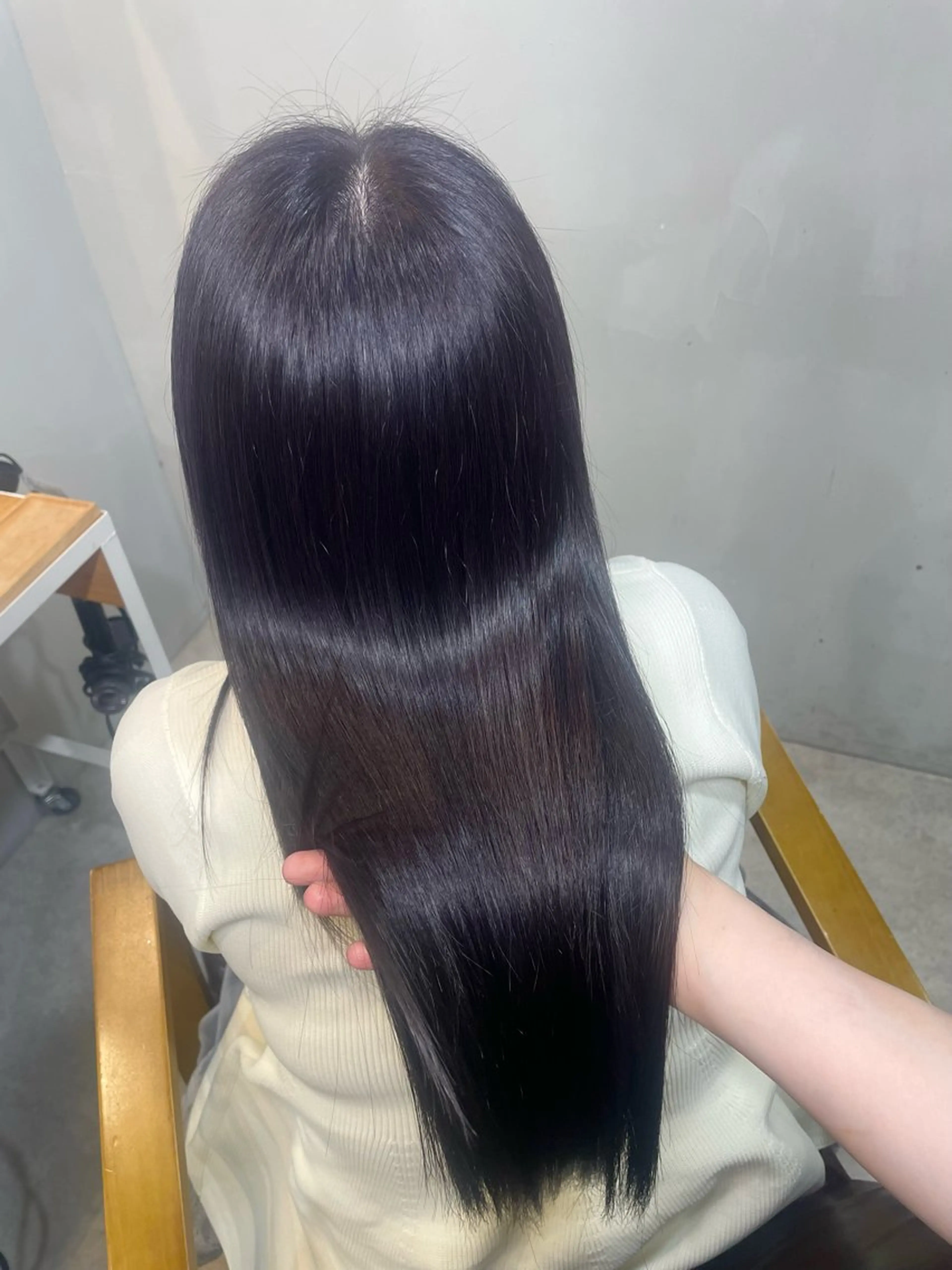 ロング アッシュ 髪質改善 伊藤 実悠/豊橋/ 髪質改善カラーのヘアスタイル