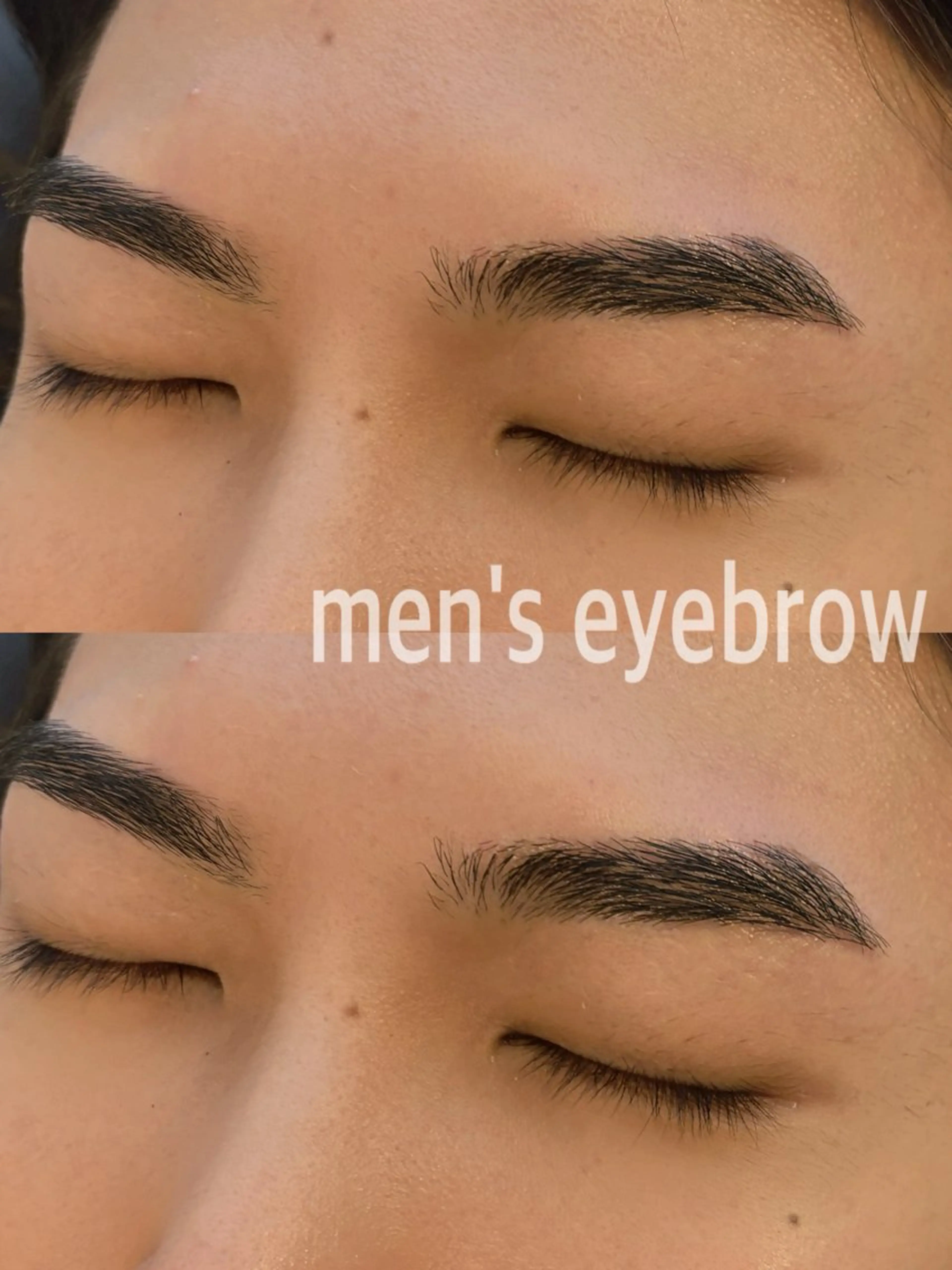 アイブロウ メンズアイブロウ ワックス脱毛 眉カット 内田 心のマツエク・マツパデザイン