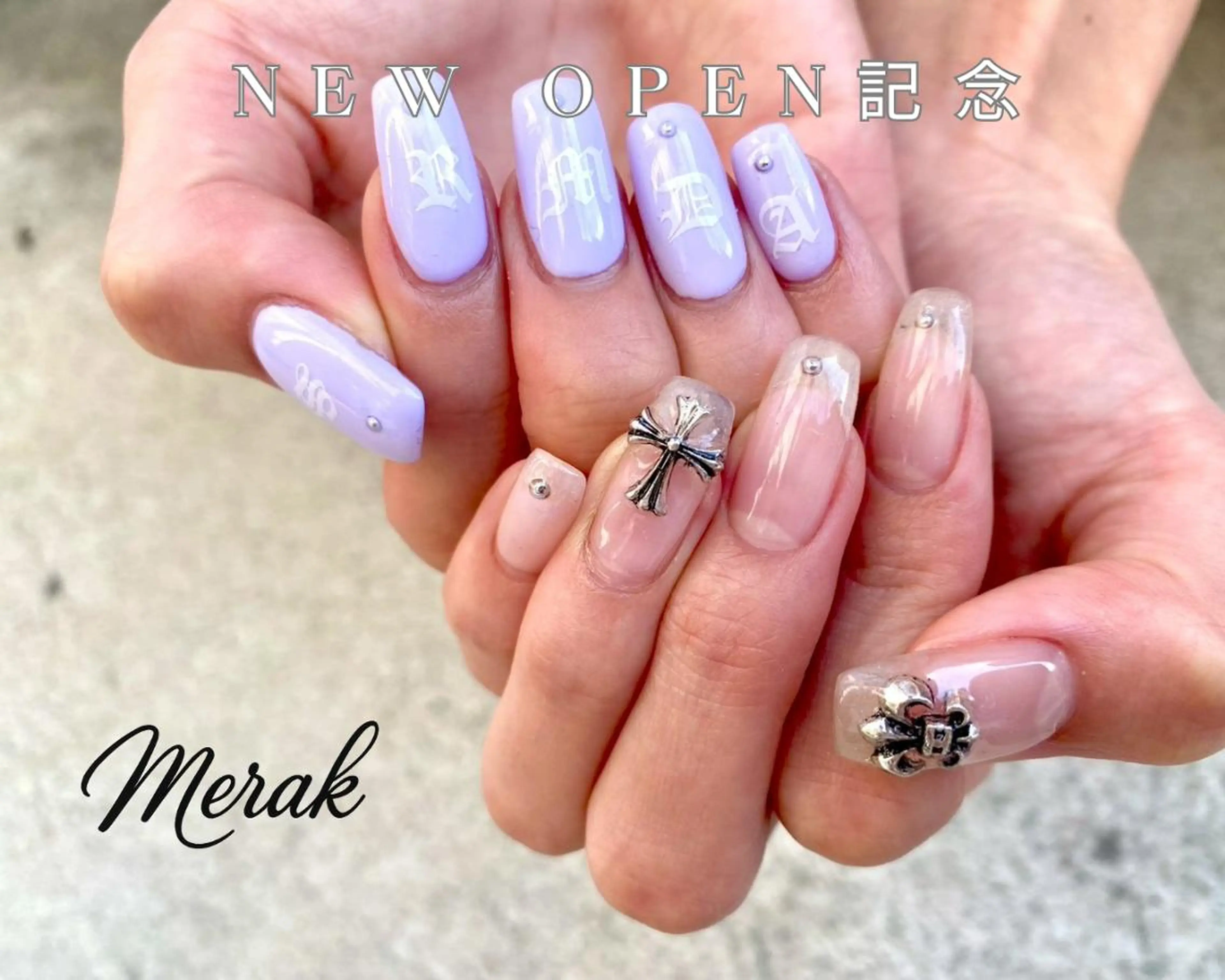 【ハンド】自店オフ無料☆クリアジェルネイル★(透明)¥4500の写真