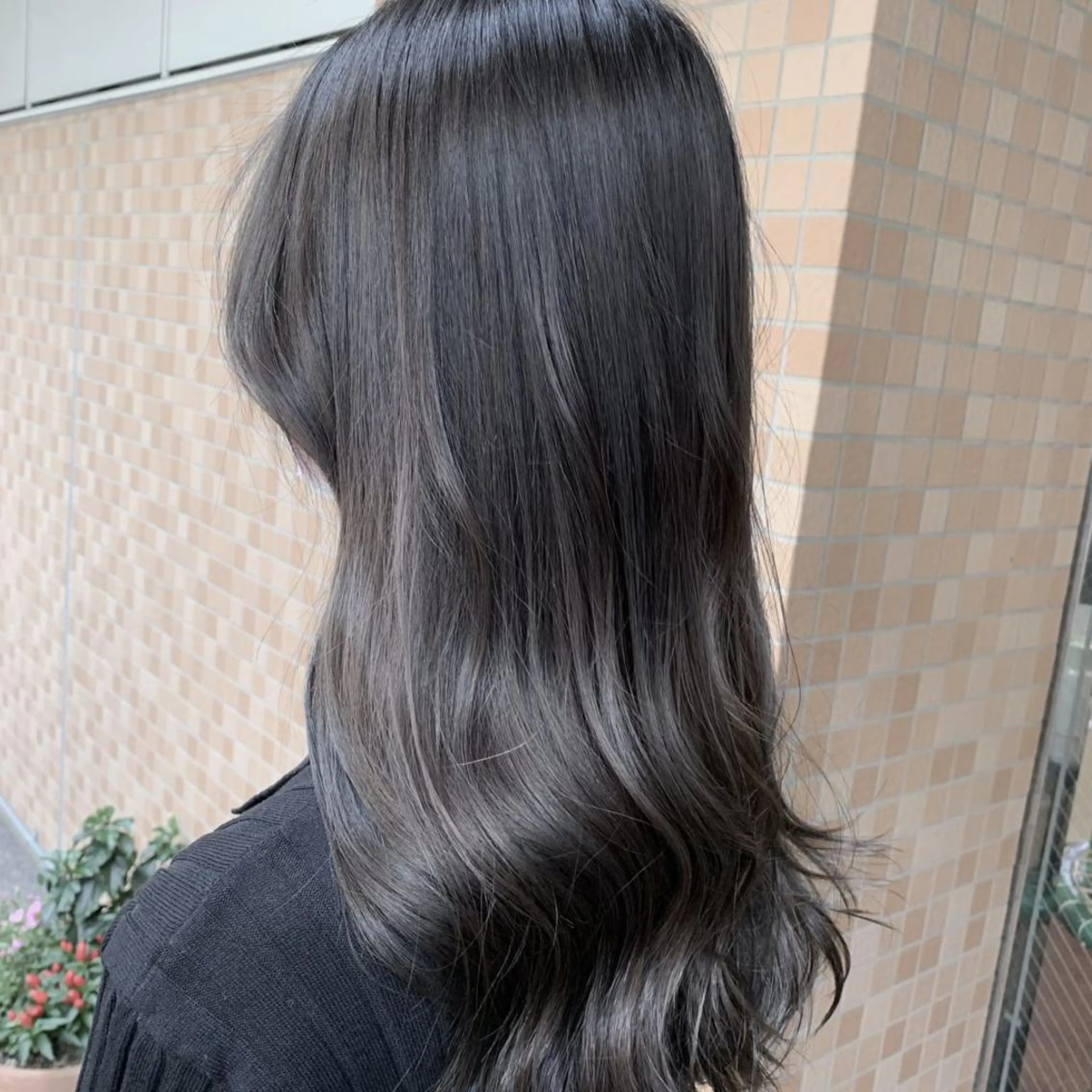 ミディアム ヘアカラー トリートメント 村野 晴香のヘアスタイル