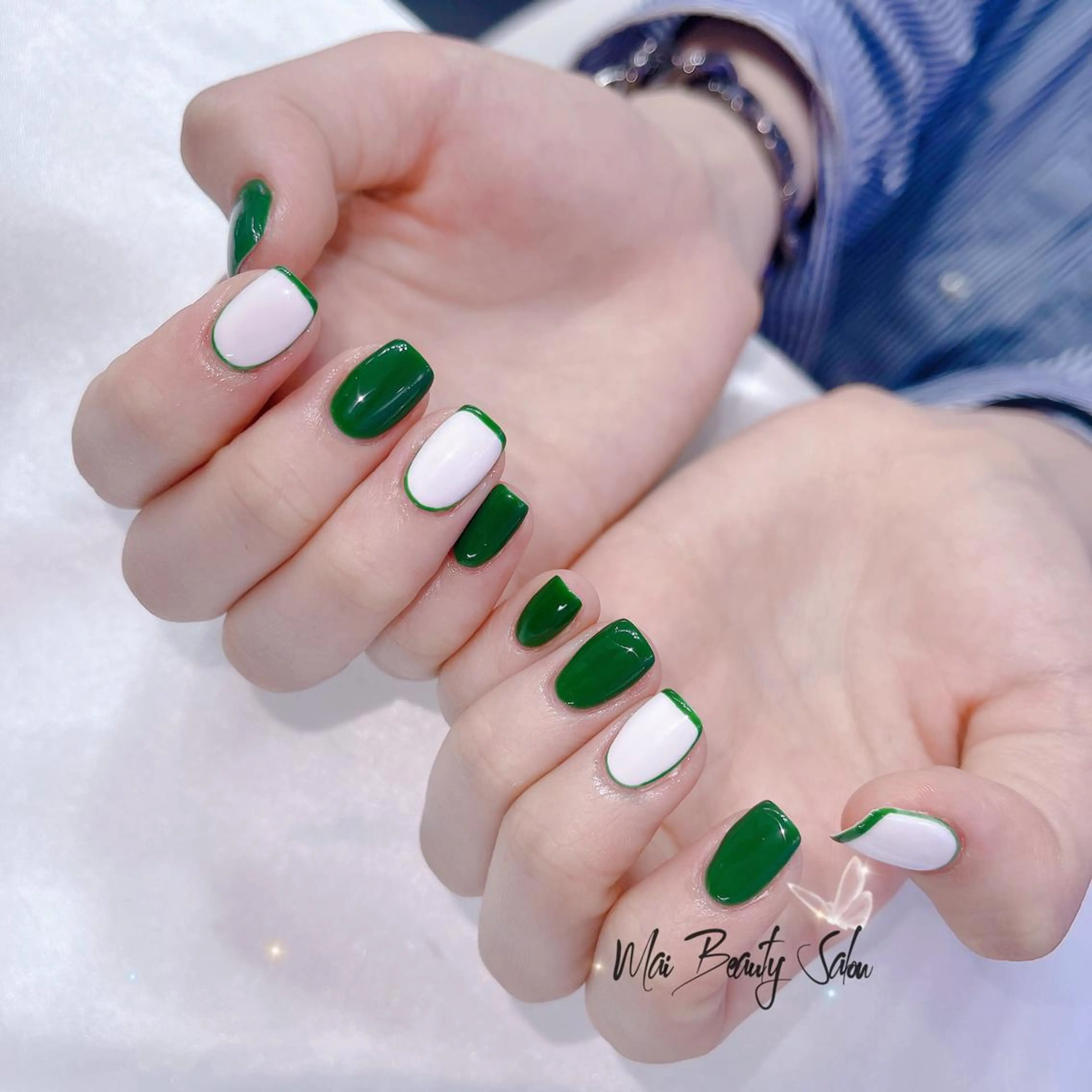 ネイル フットネイル ジェルネイル マグネットネイル パラジェル ワンホンネイル MaiBeauty Niのネイルデザイン