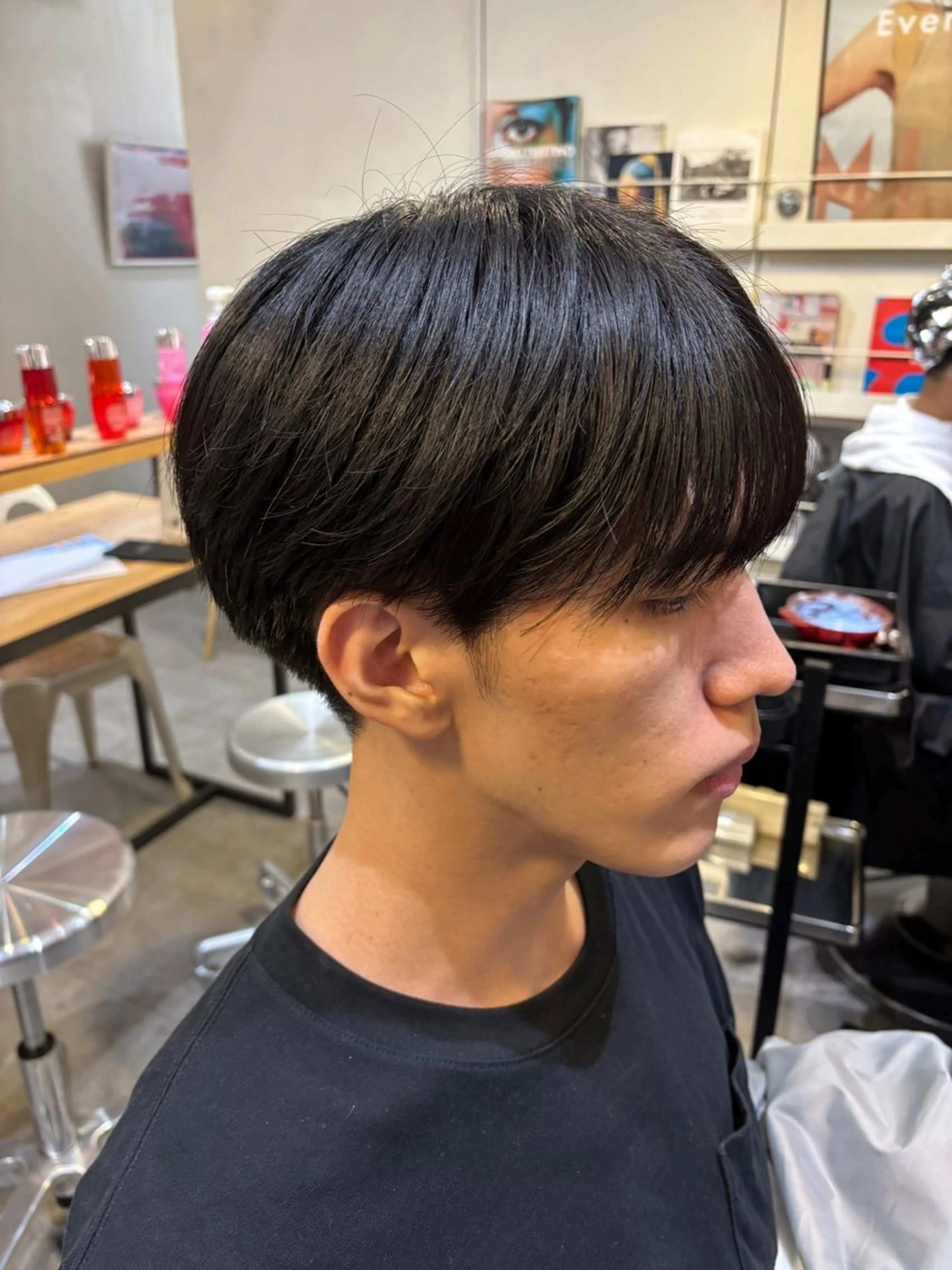 メンズ マッシュ シースルーマッシュ メンズ カット/カラー 惇のヘアスタイル