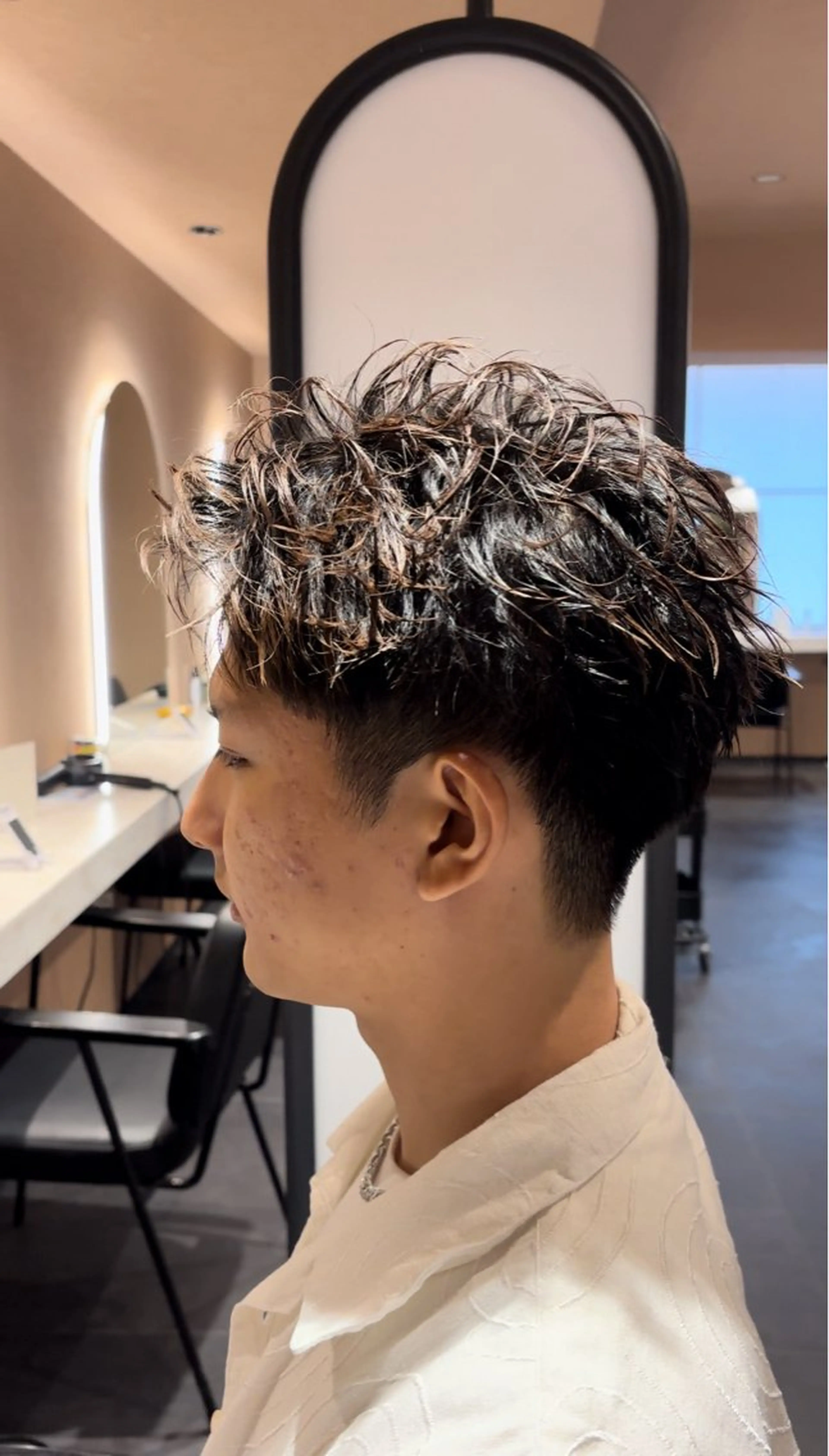 メンズ 刈り上げ Ali'i MEN'S　SALON所属・朝楽パーマ🔥 メンズ特化のヘアスタイル