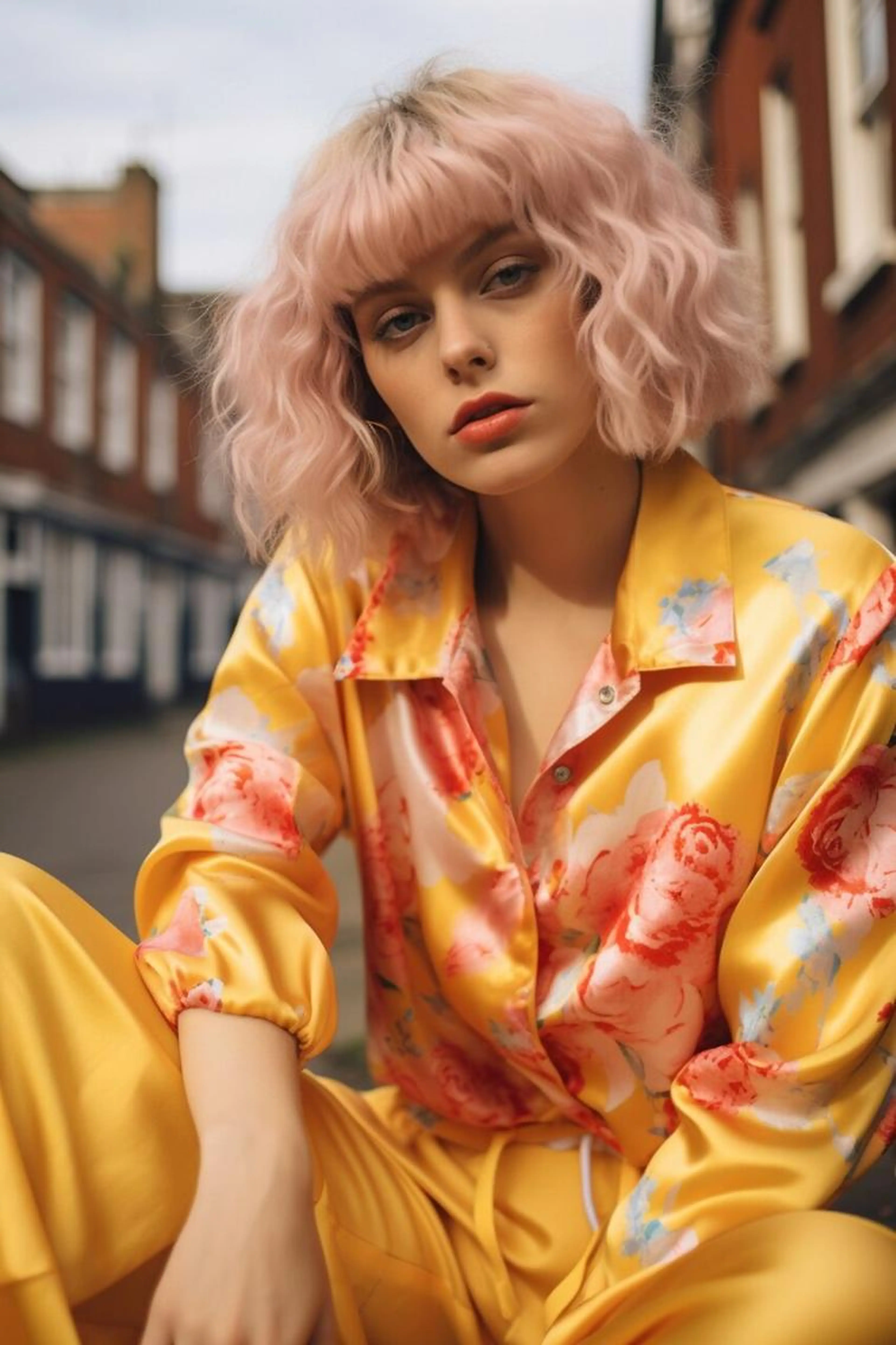 【2回目】前髪カット+選べるケアカラー+超音波アイロン3stepTR 16000→10490の写真