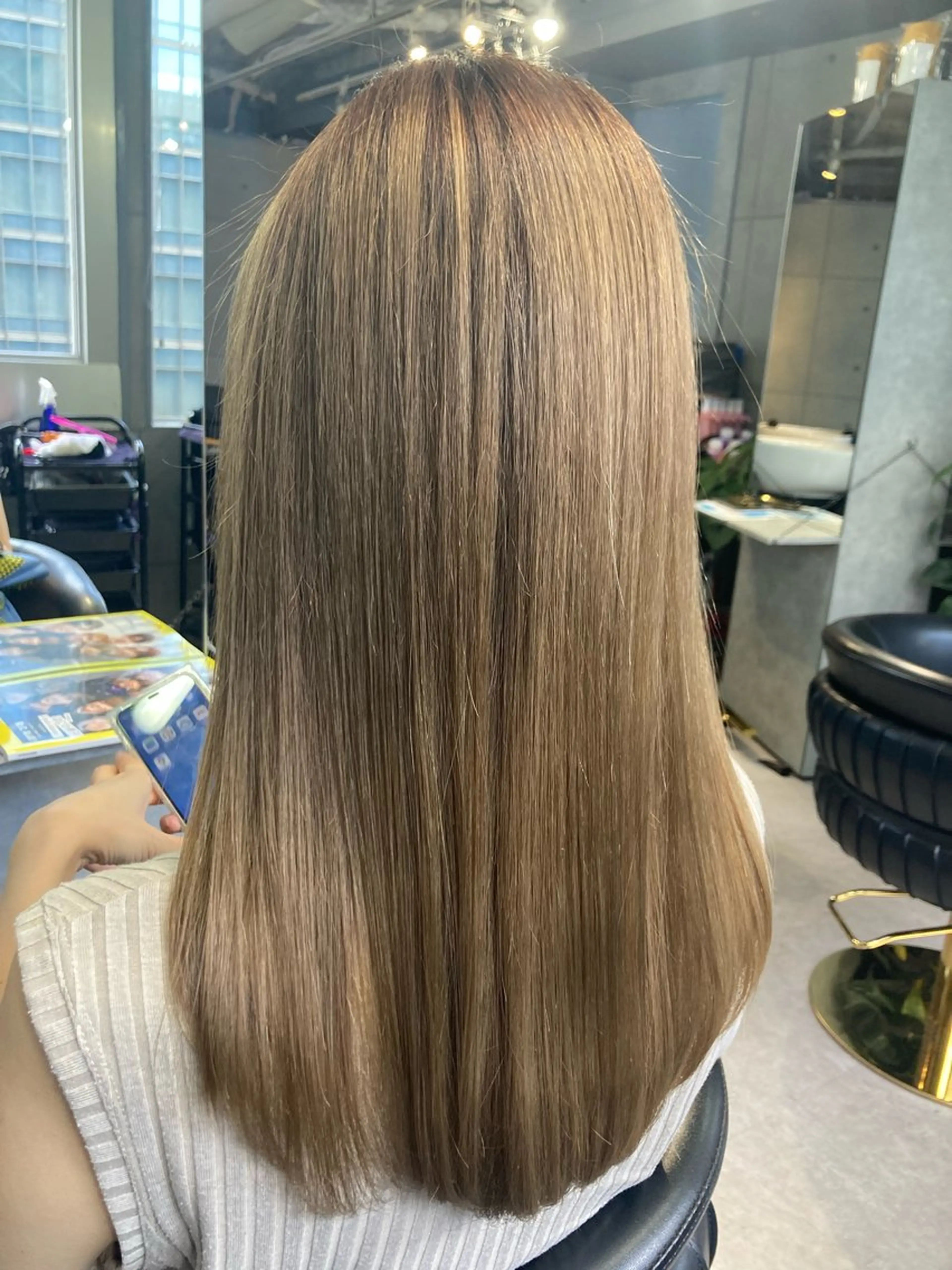 ロング トリートメント 髪質改善☺︎縮毛矯正 ふじい まりんのヘアスタイル