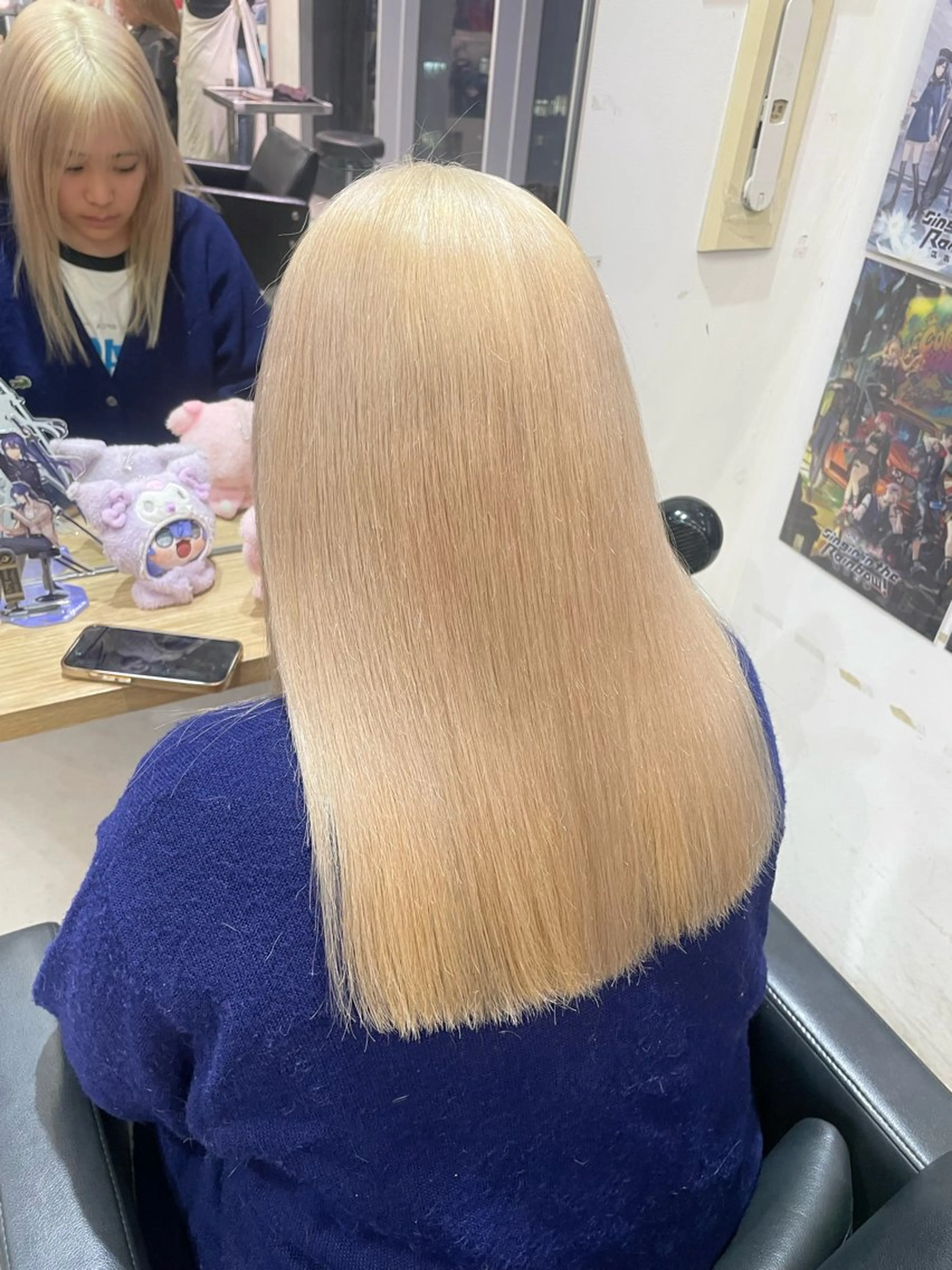ミディアム カラー 💖推しカラー💖 オタク美容師✂ゆづきのヘアスタイル