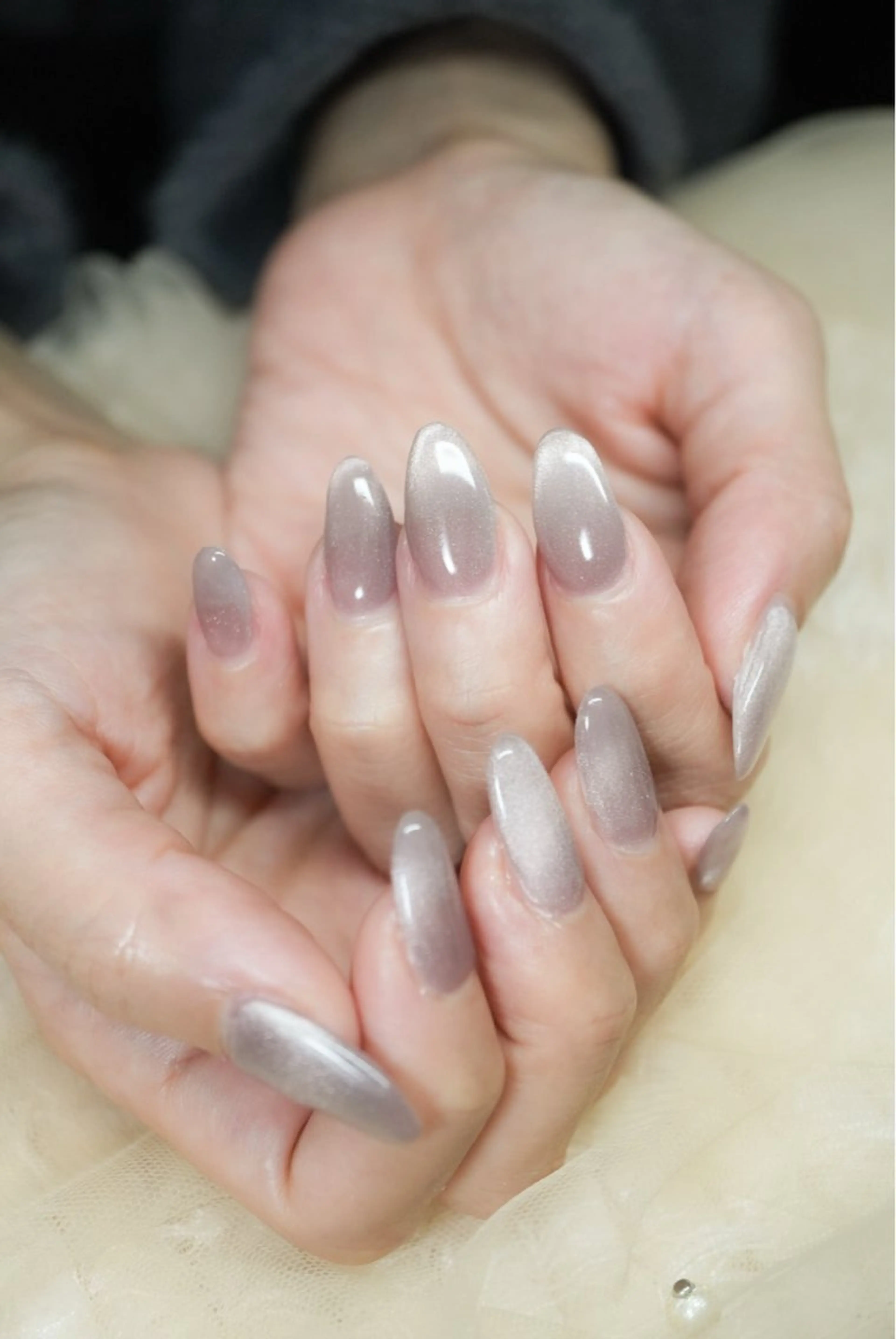 ネイル 長さ出し マグネットネイル ハンドネイル nail&aroma mulet.のネイルデザイン