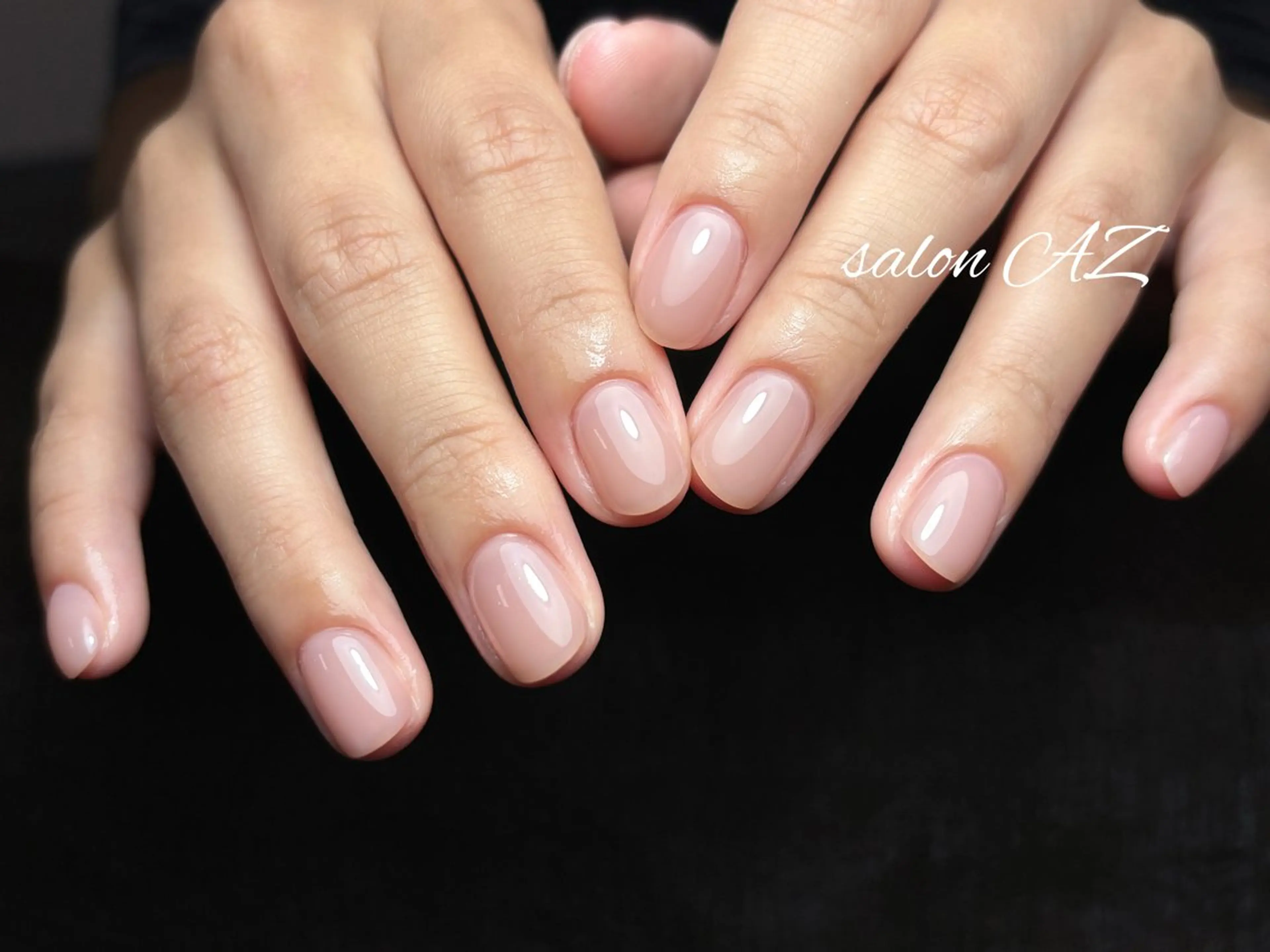 ネイル アートネイル 長さ出し フットネイル フレンチネイル ジェルネイル salon AZのネイルデザイン