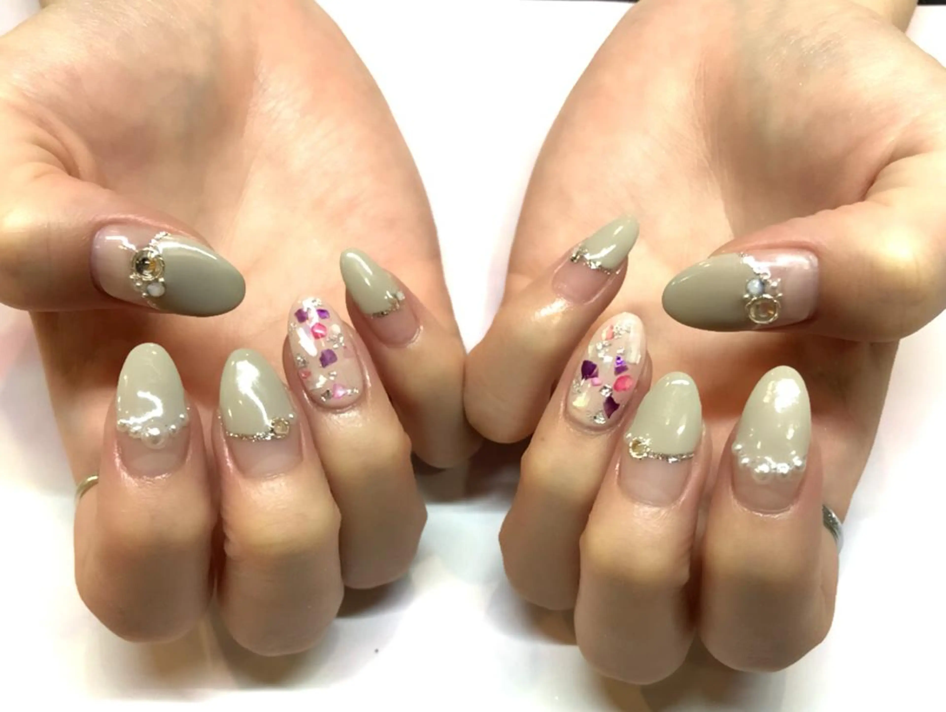 ネイル アートネイル 春ネイル Soeur ネイリストのネイルデザイン