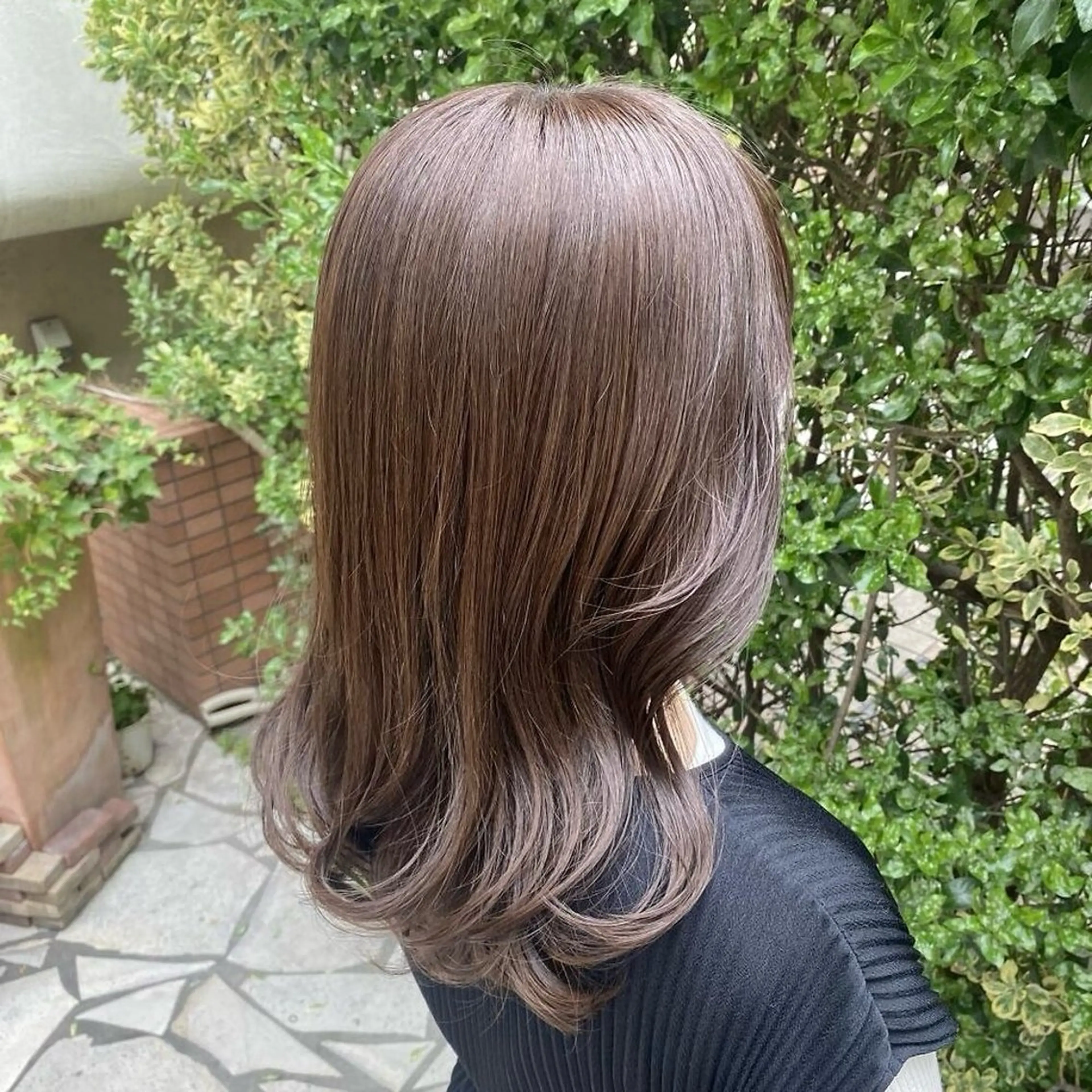 ロング カラー カット ヘアカラー トリートメント YUMEKA🩶/ 透明感カラー🥣のヘアスタイル