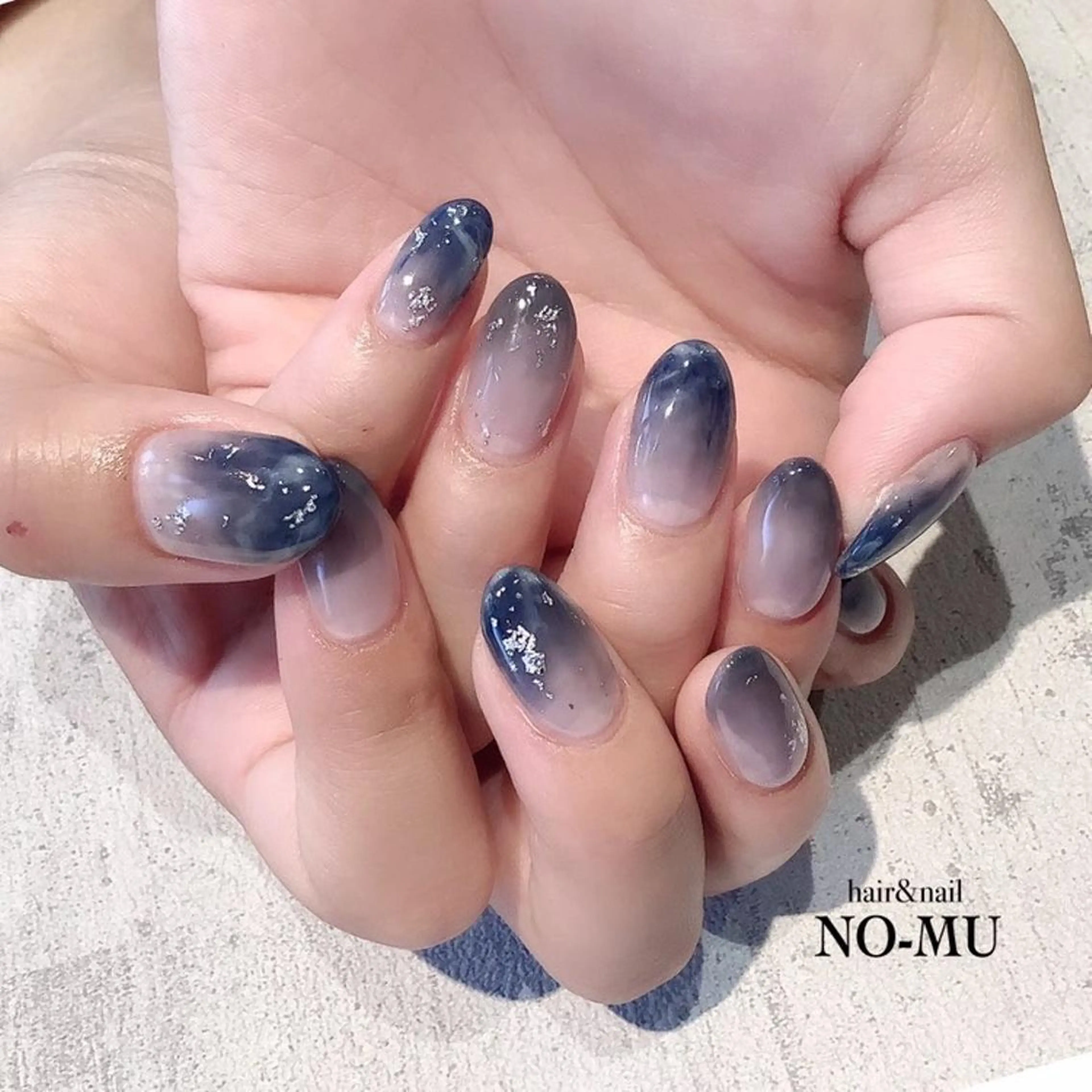 ネイル 冬ネイル ハンドネイル hair&nail NO-MU所属・hair&nail NO-MUのネイルデザイン