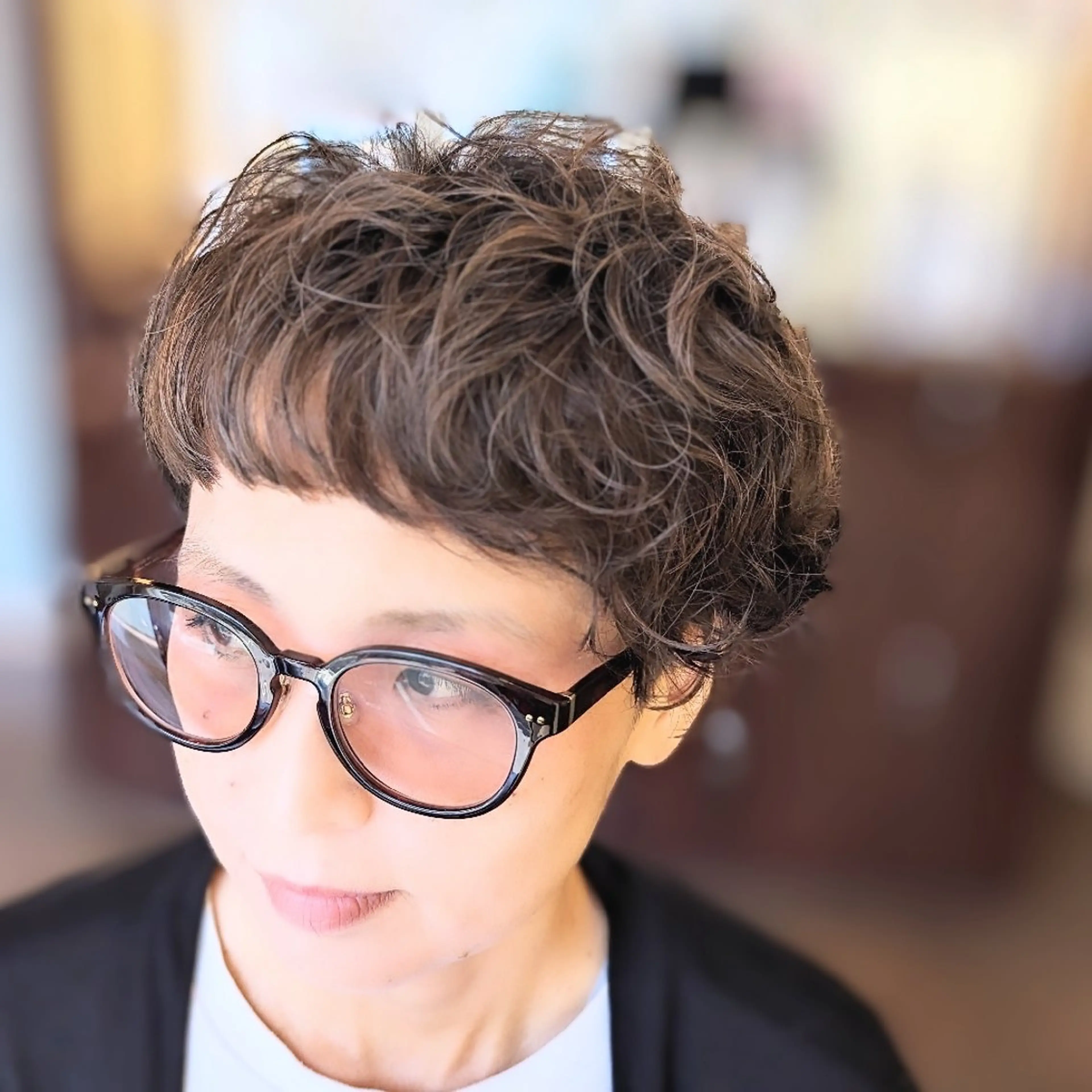 ショート ショートヘア 井上 真貴子のヘアスタイル