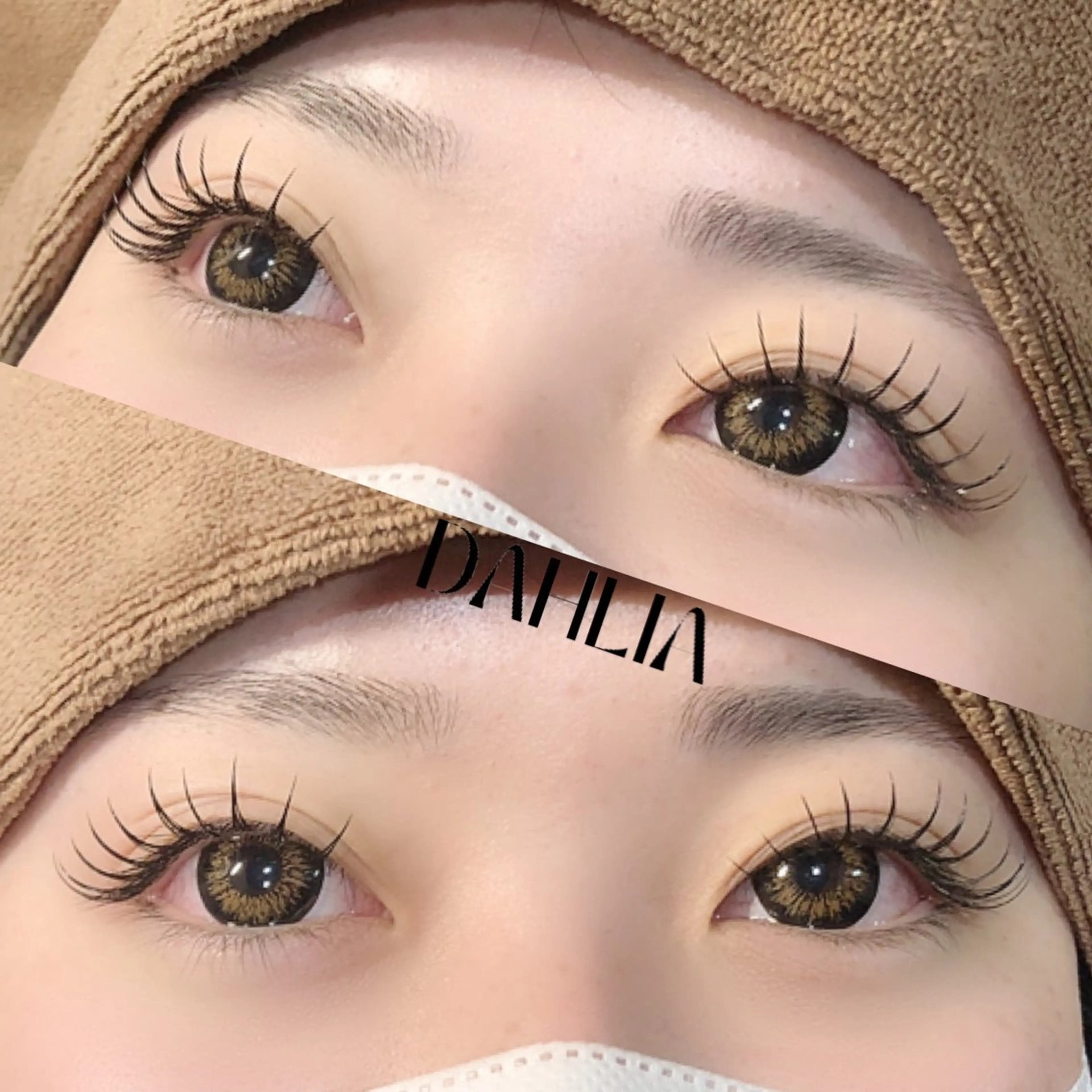 マツエク・マツパ 束感まつ毛 フラットラッシュ Dahliaダリア 斉藤のマツエク・マツパデザイン