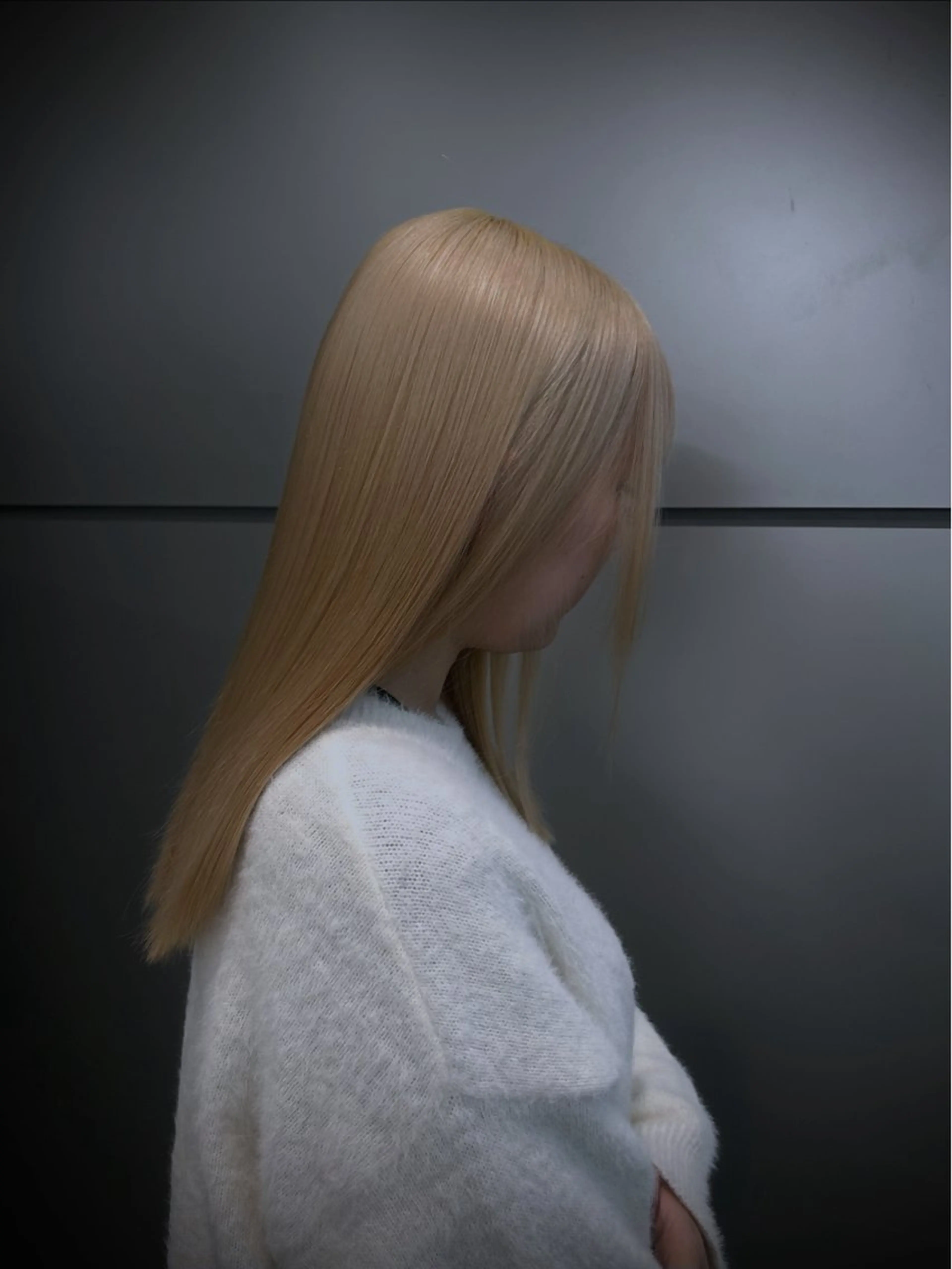 セミロング カラー メンズカット/ ハイトーン/琉輝のヘアスタイル