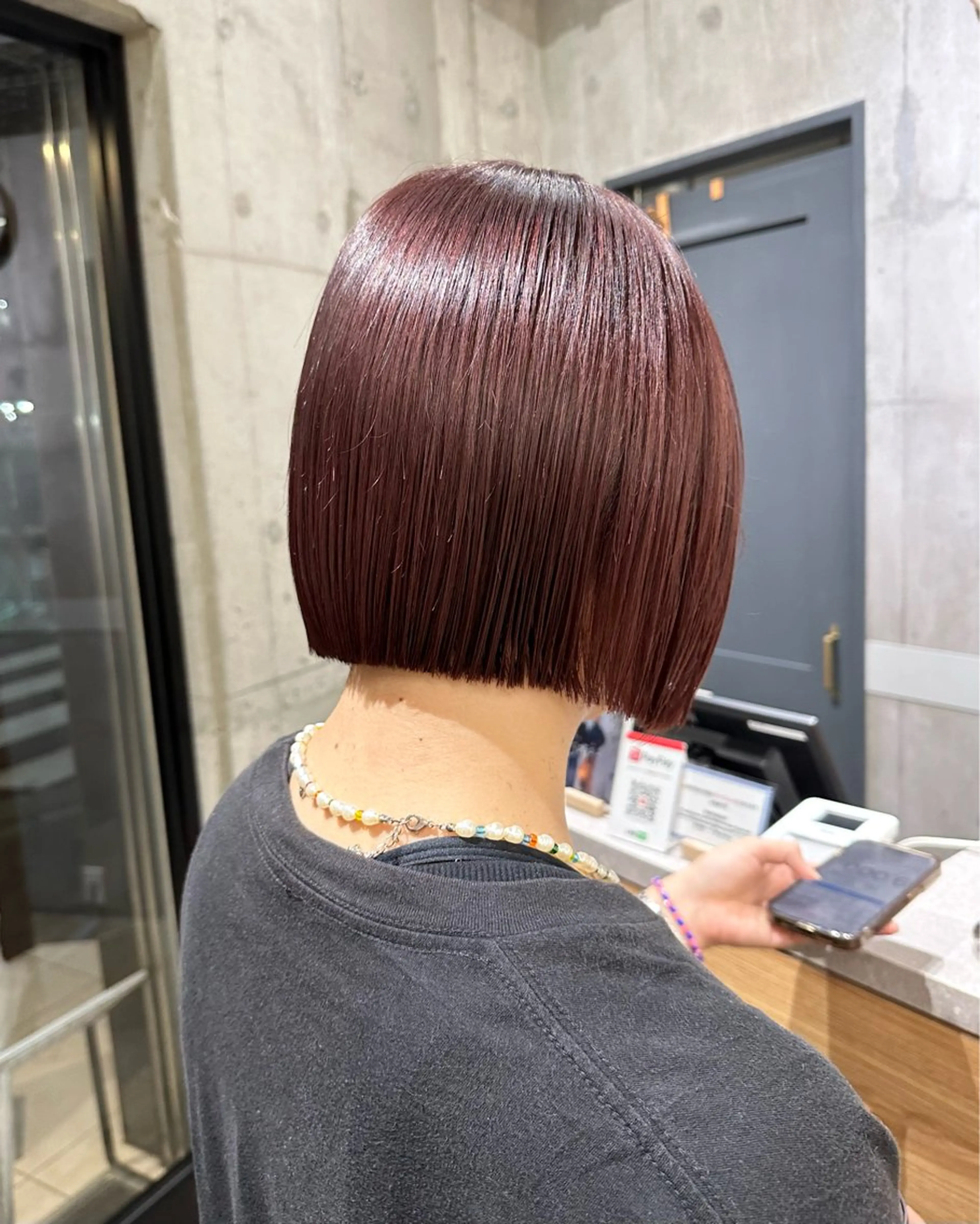 カラー ブリーチ ダブルカラー ブリーチなしカラー タグチ アスカのヘアスタイル