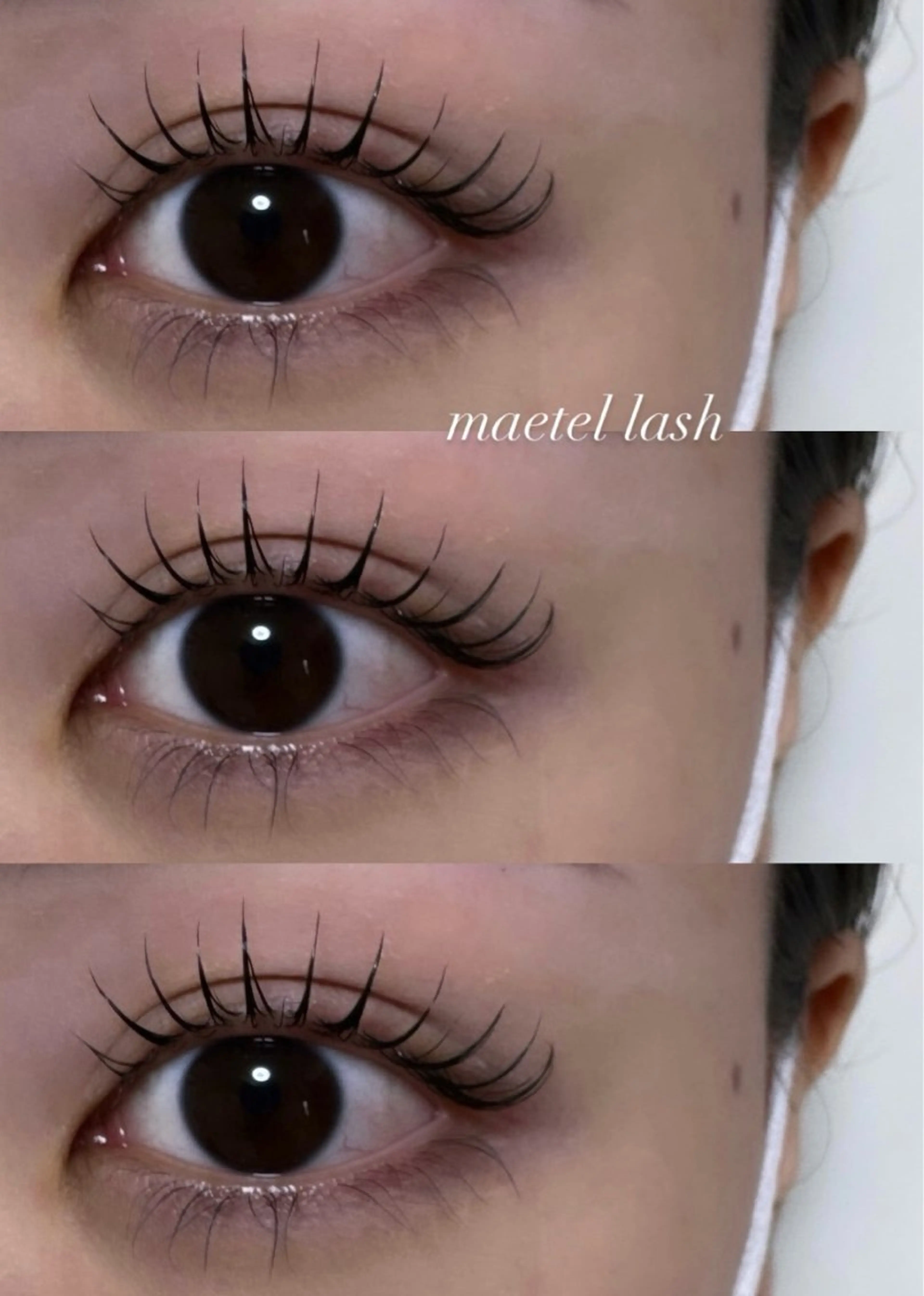【まつげパーマ★ダウンxラッシュ】メーテルラッシュ ¥3480の写真
