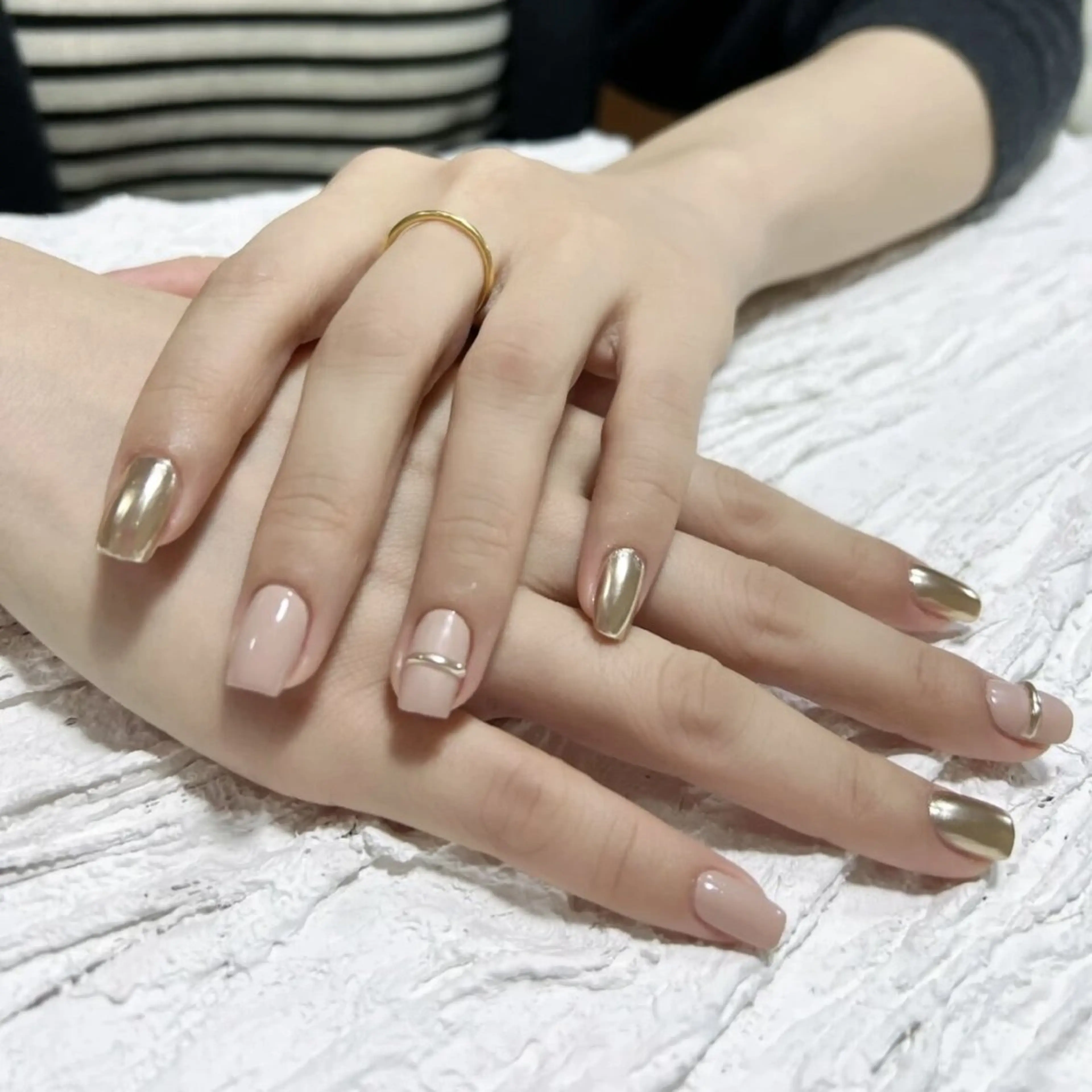 ネイル ミラーネイル ハンドネイル Mirpop nailのネイルデザイン