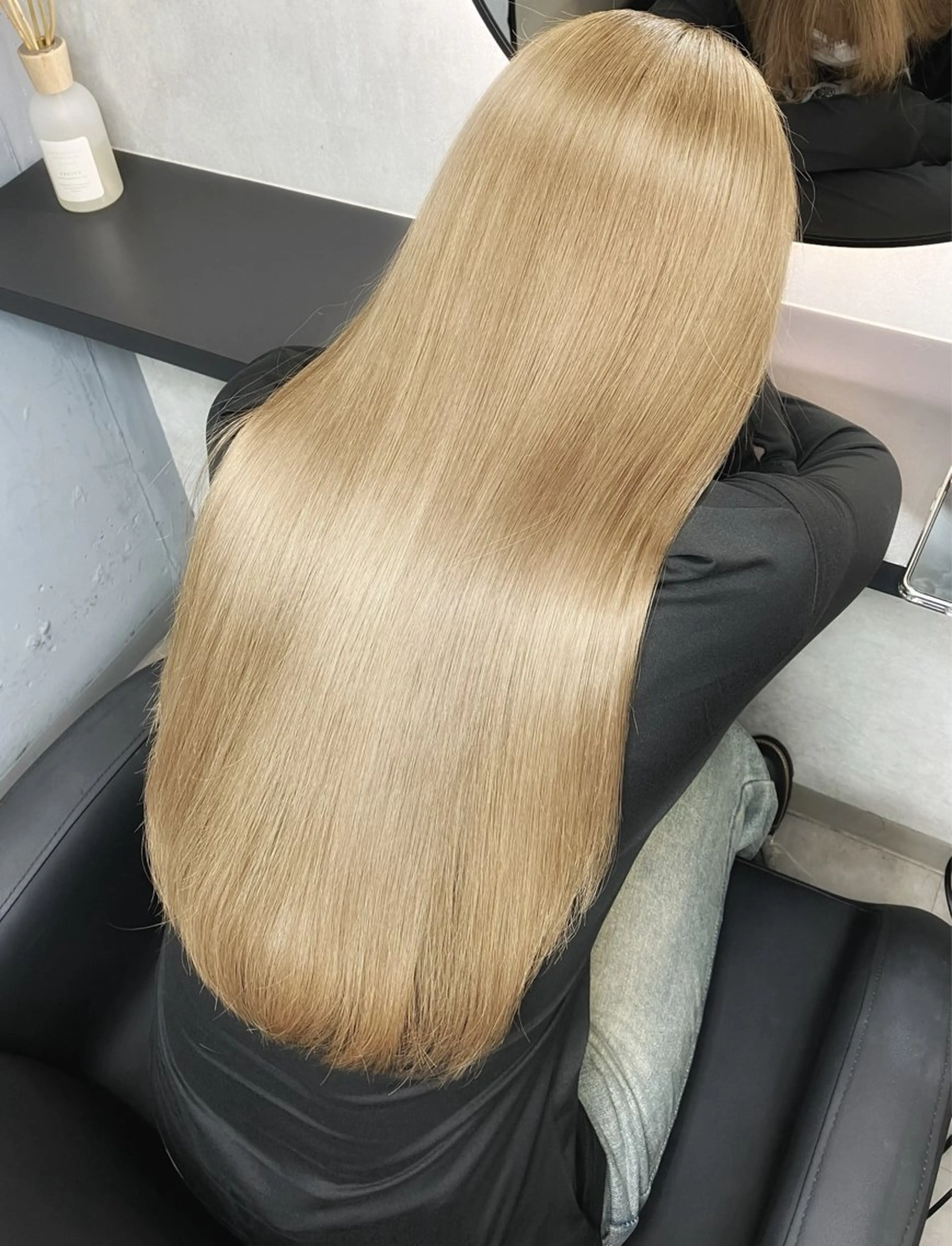 ロング カット ヘアカラー トリートメント uniii/新宿 髪質改善/縮毛矯正のヘアスタイル