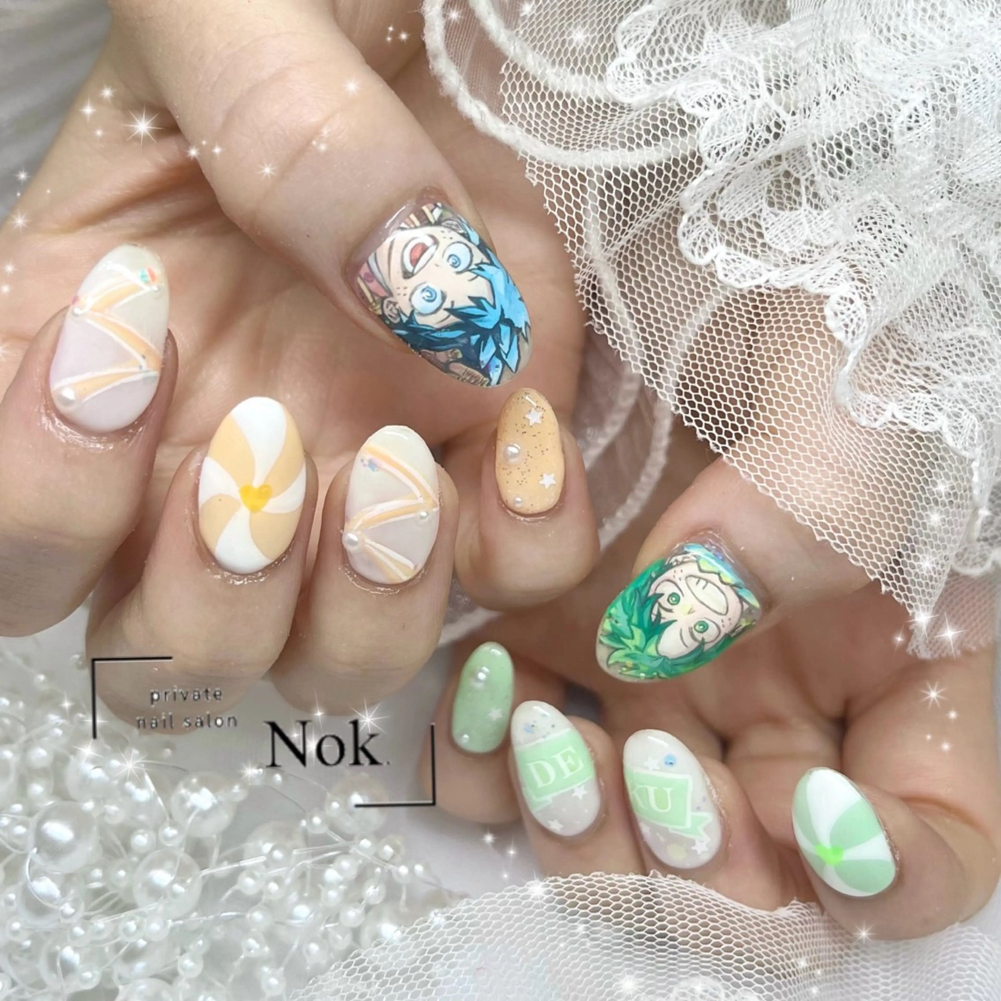 ネイル ハンドネイル 池袋痛ネイル Nok. 渡辺のネイルデザイン