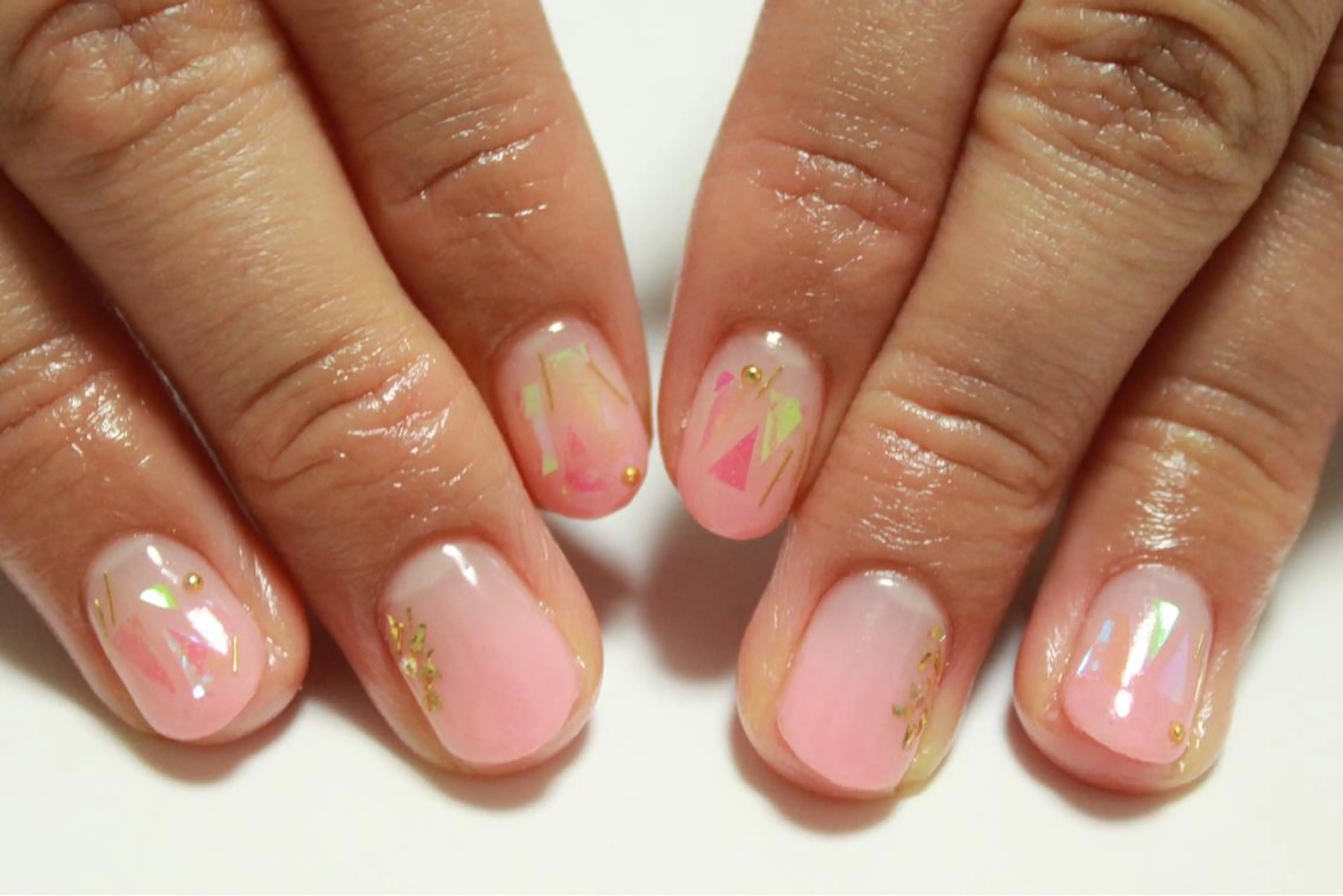 ネイル シンプルネイル ハンドネイル Ｋ minamiのネイルデザイン