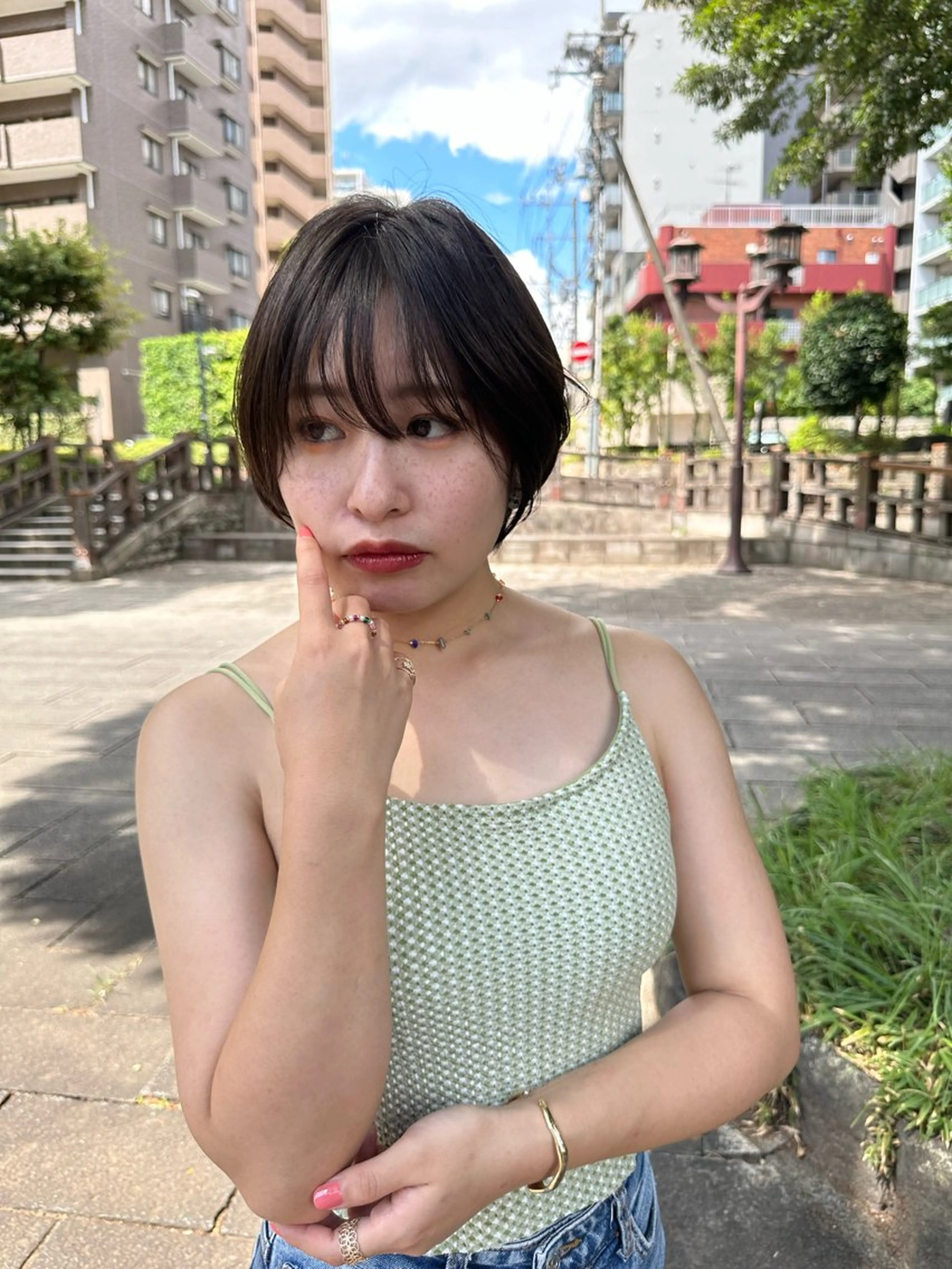 ショート ショートヘア カット ヘアカラー トリートメント ヘッドスパ taiga レイヤー /髪質改善/矯正🌈のヘアスタイル